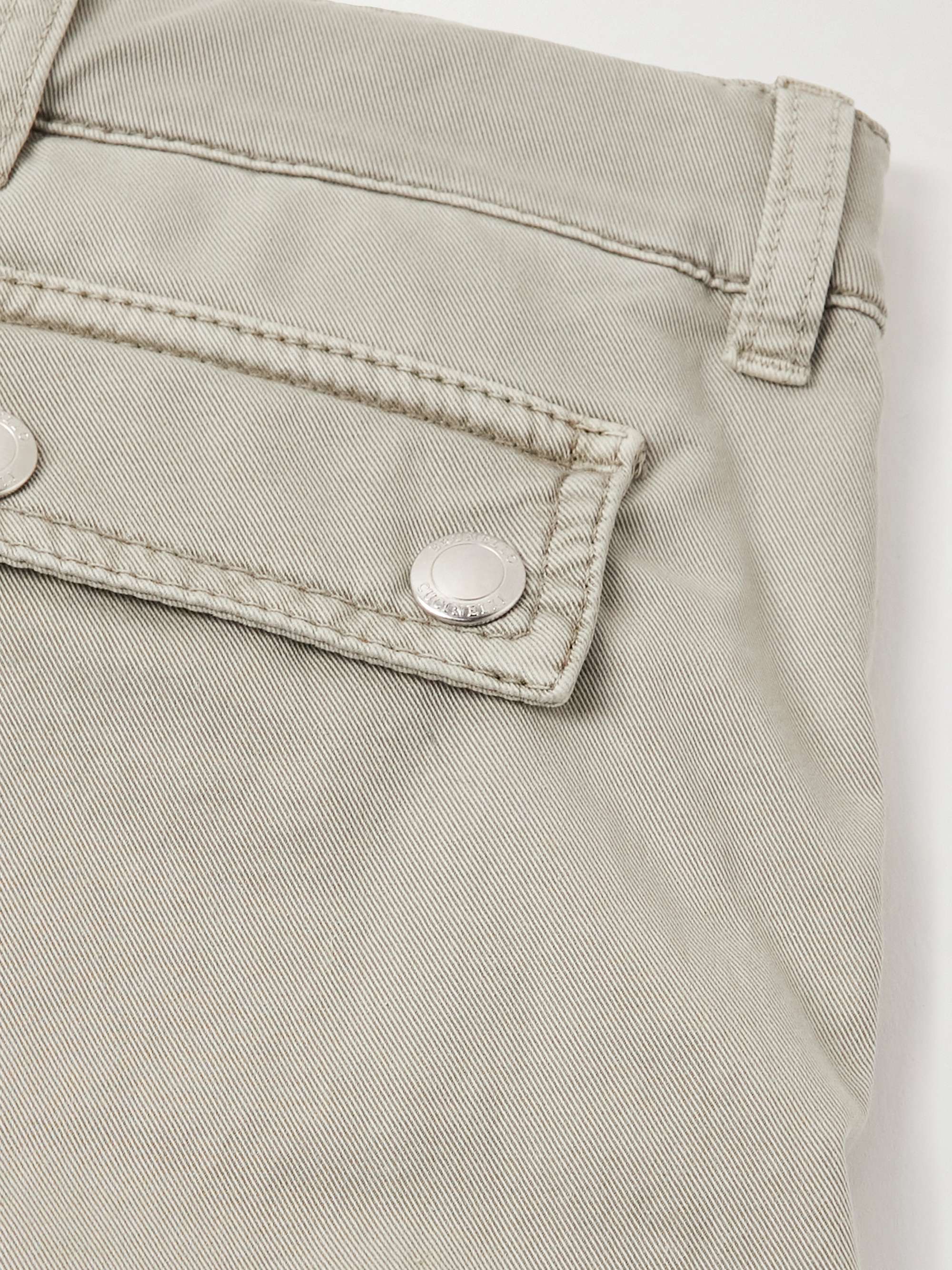 BRUNELLO CUCINELLI KIDS Ages 4-7 Cotton-Blend Gabardine Cargo Trousers