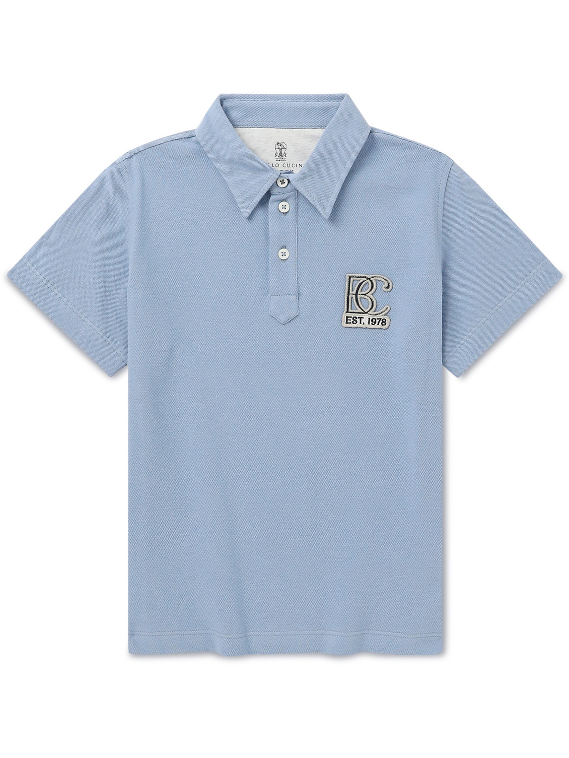 Ages 4-7 Logo-Appliquéd Cotton-Piqué Polo Shirt
