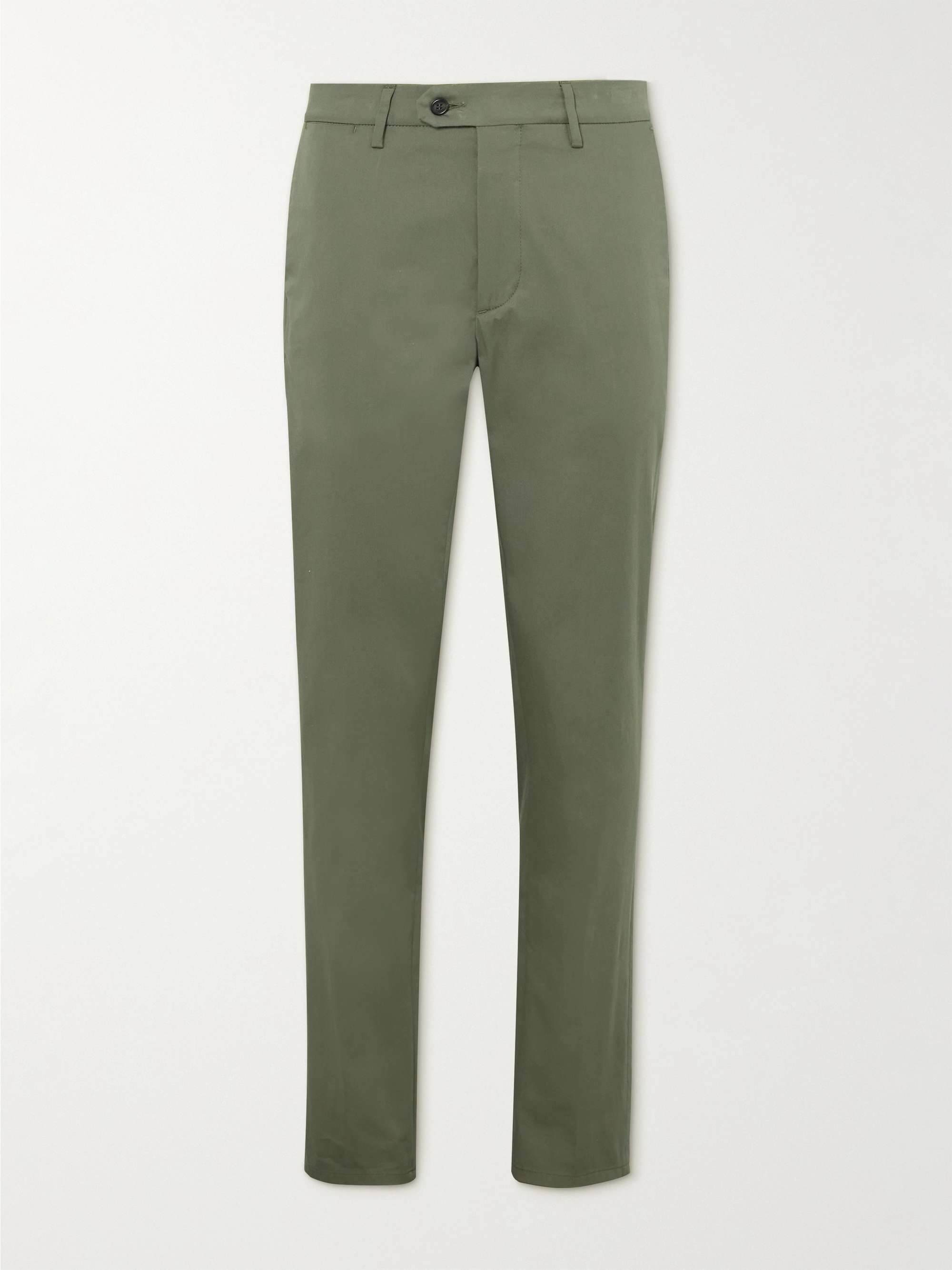 DUNHILL Mayfair Straight-Leg Cotton-Blend Suit Trousers for Men | MR PORTER