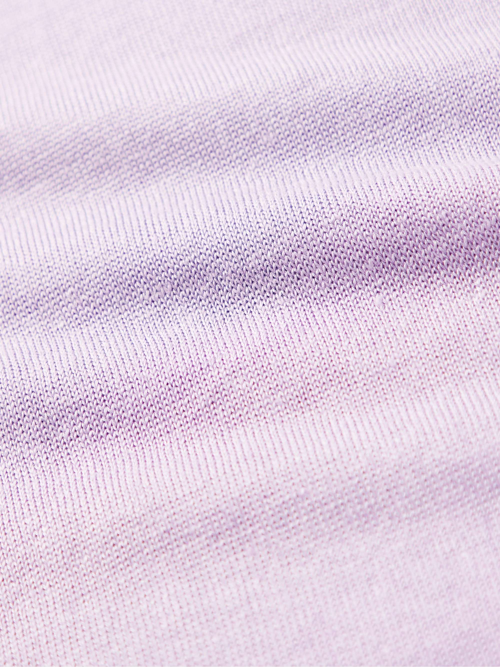 DUNHILL Linen and Silk-Blend T-Shirt