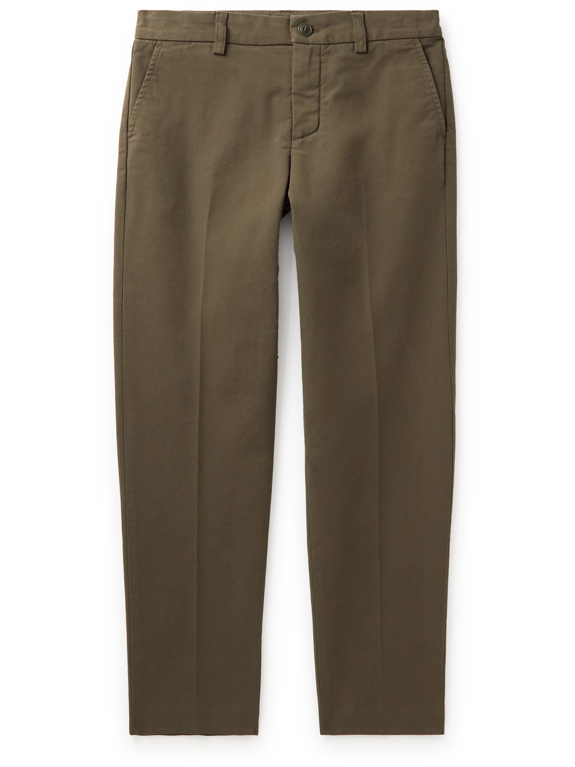 Vance Straight-Leg Stretch-Cotton Trousers