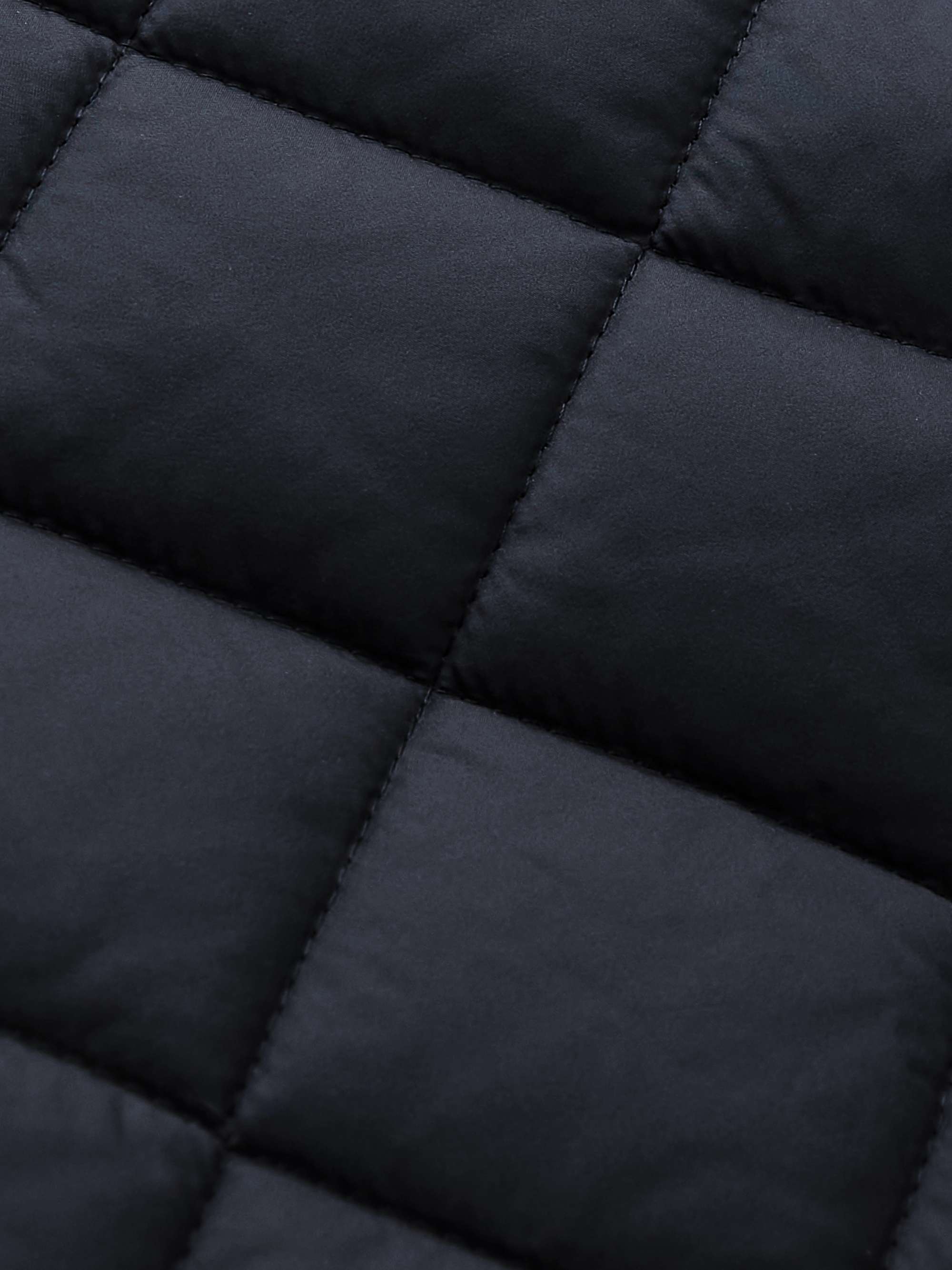 LORO PIANA KIDS Stuart Cashmere-Trimmed Quilted Shell Jacket