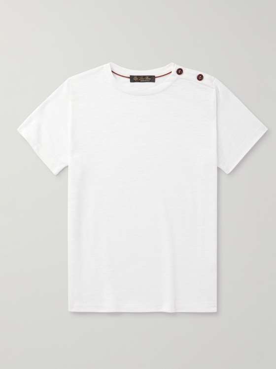 mrporter.com | Coastline Linen-Jersey T-Shirt