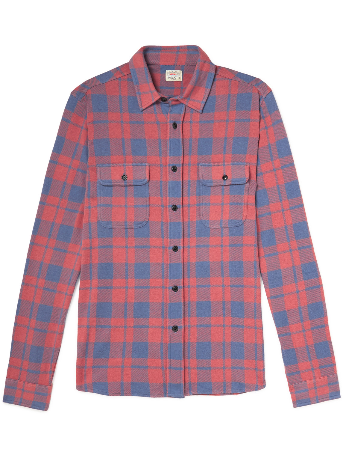 FAHERTY LEGEND™ CHECKED STRETCH-FLANNEL SHIRT