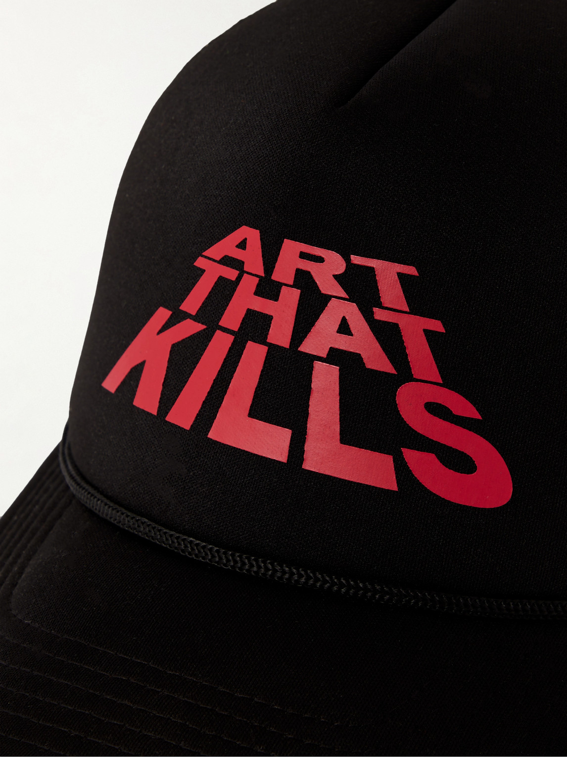 Shop Gallery Dept. Printed Canvas And Mesh Cap In Black