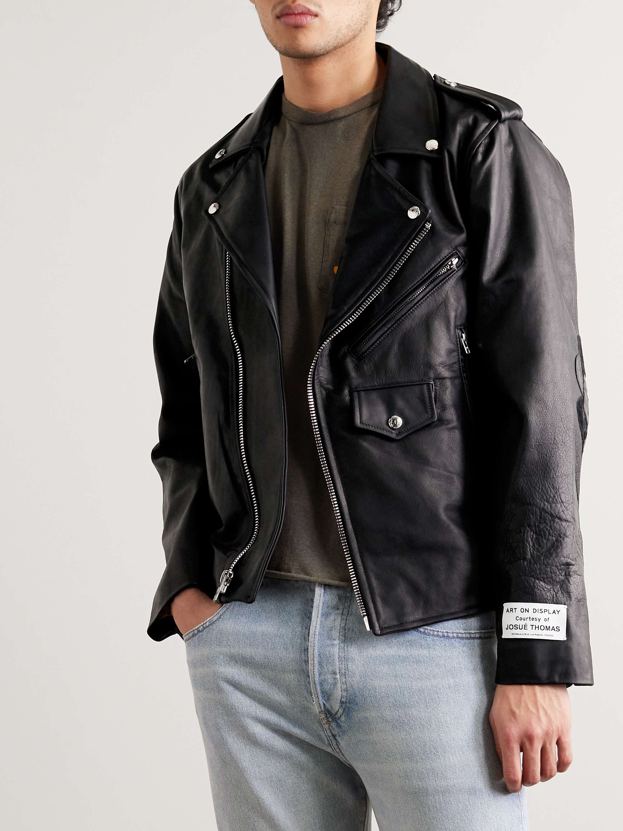 GALLERY DEPT. Leather Biker Jacket
