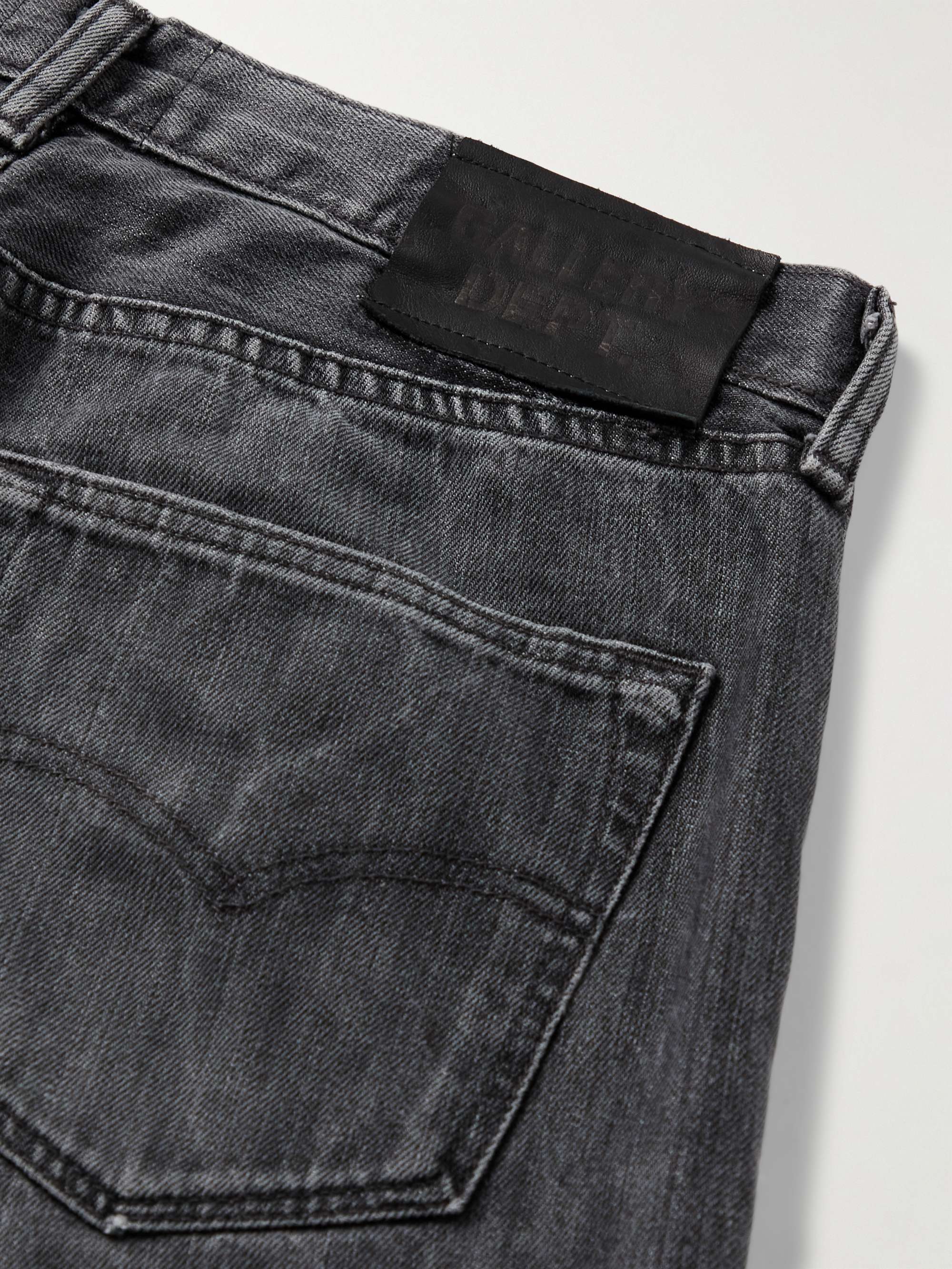 GALLERY DEPT. LA Slim-Fit Flared Frayed Studded Jeans