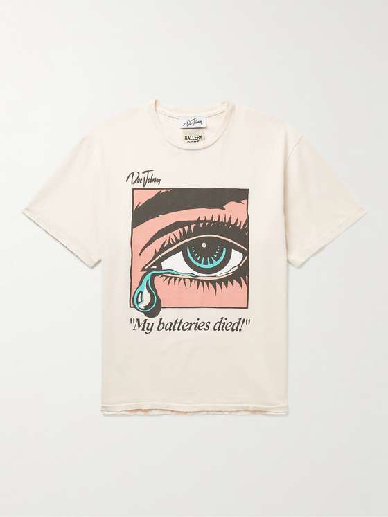 mrporter.com | Dead Batteries Printed Cotton-Jersey T-Shirt