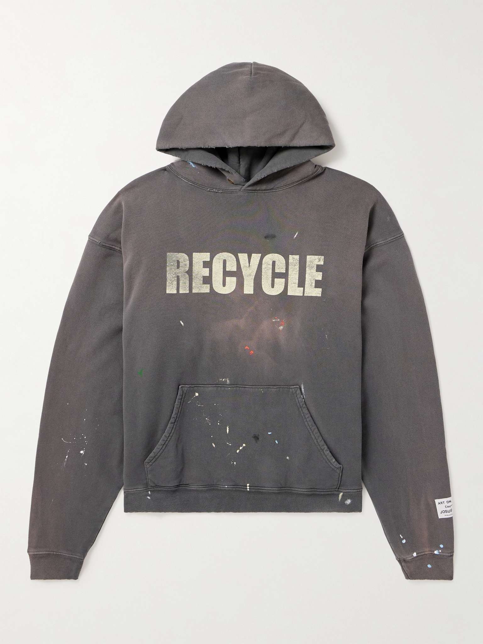 GALLERY DEPT. 90's Recycle Distressed Printed CottonJersey Hoodie for Men MR PORTER