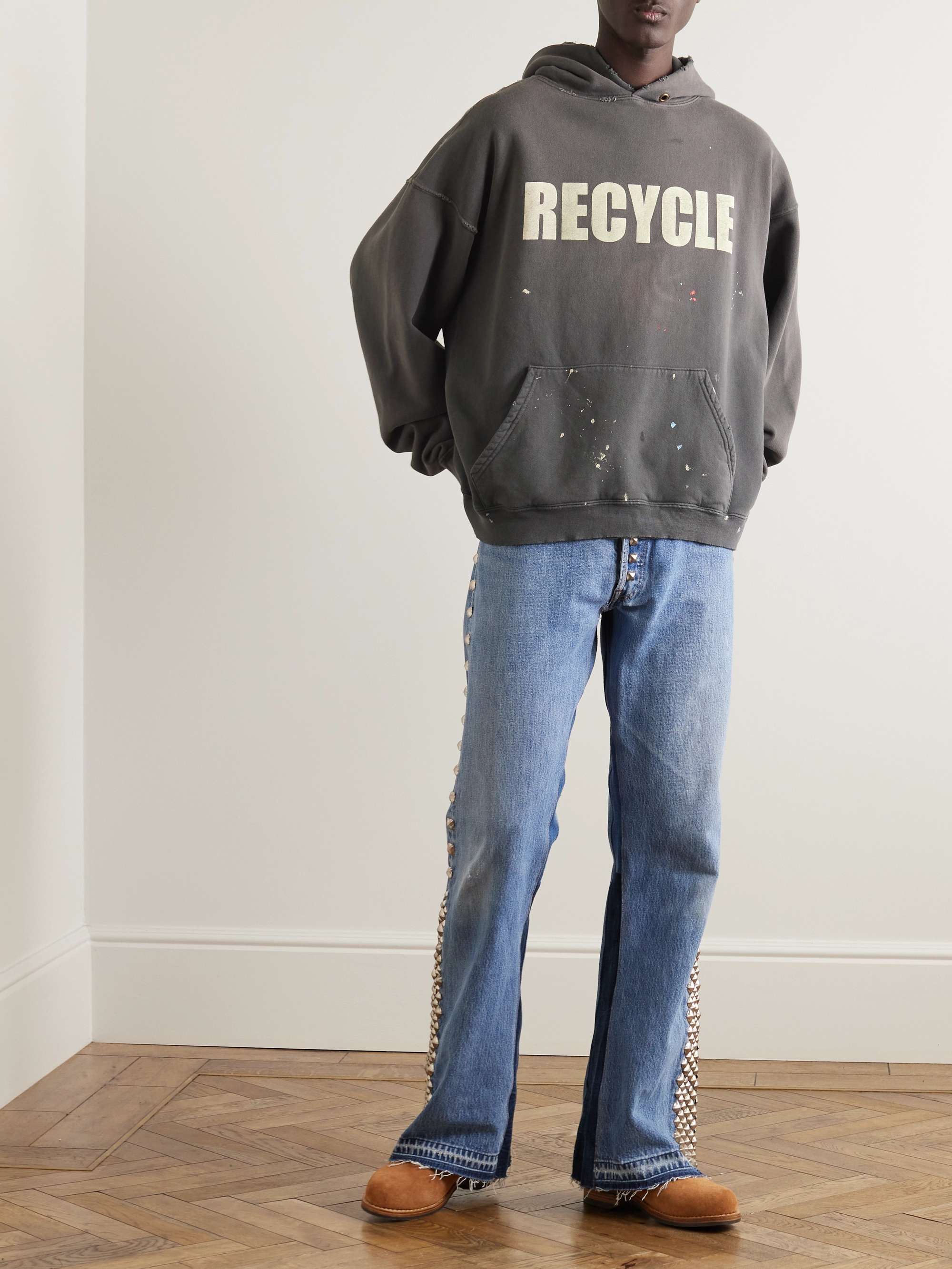 GALLERY DEPT. 90'S RECYCLE HOODIE WASHED