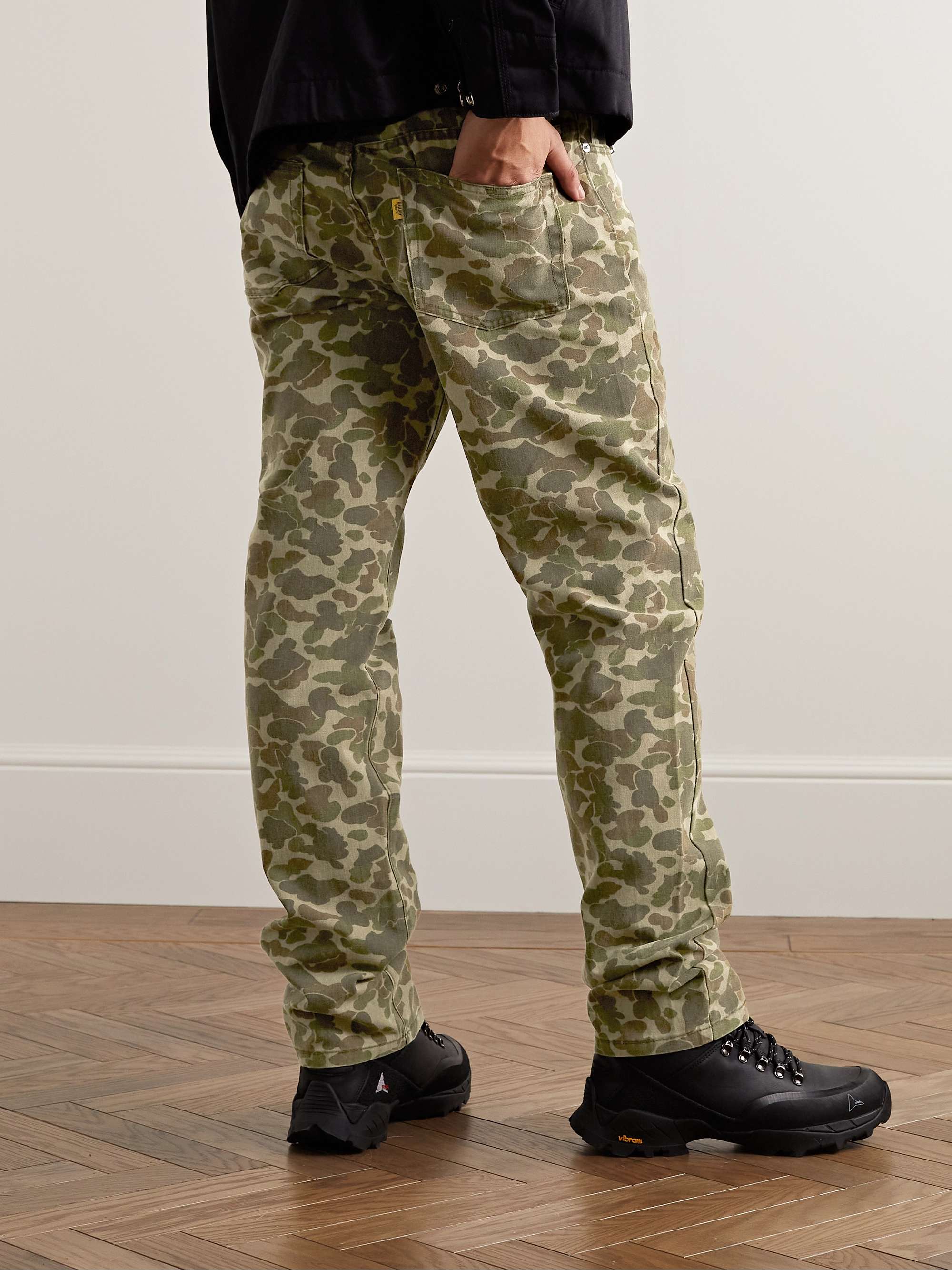 GALLERY DEPT. Road Straight-Leg Camouflage-Print Cotton-Blend Twill Trousers