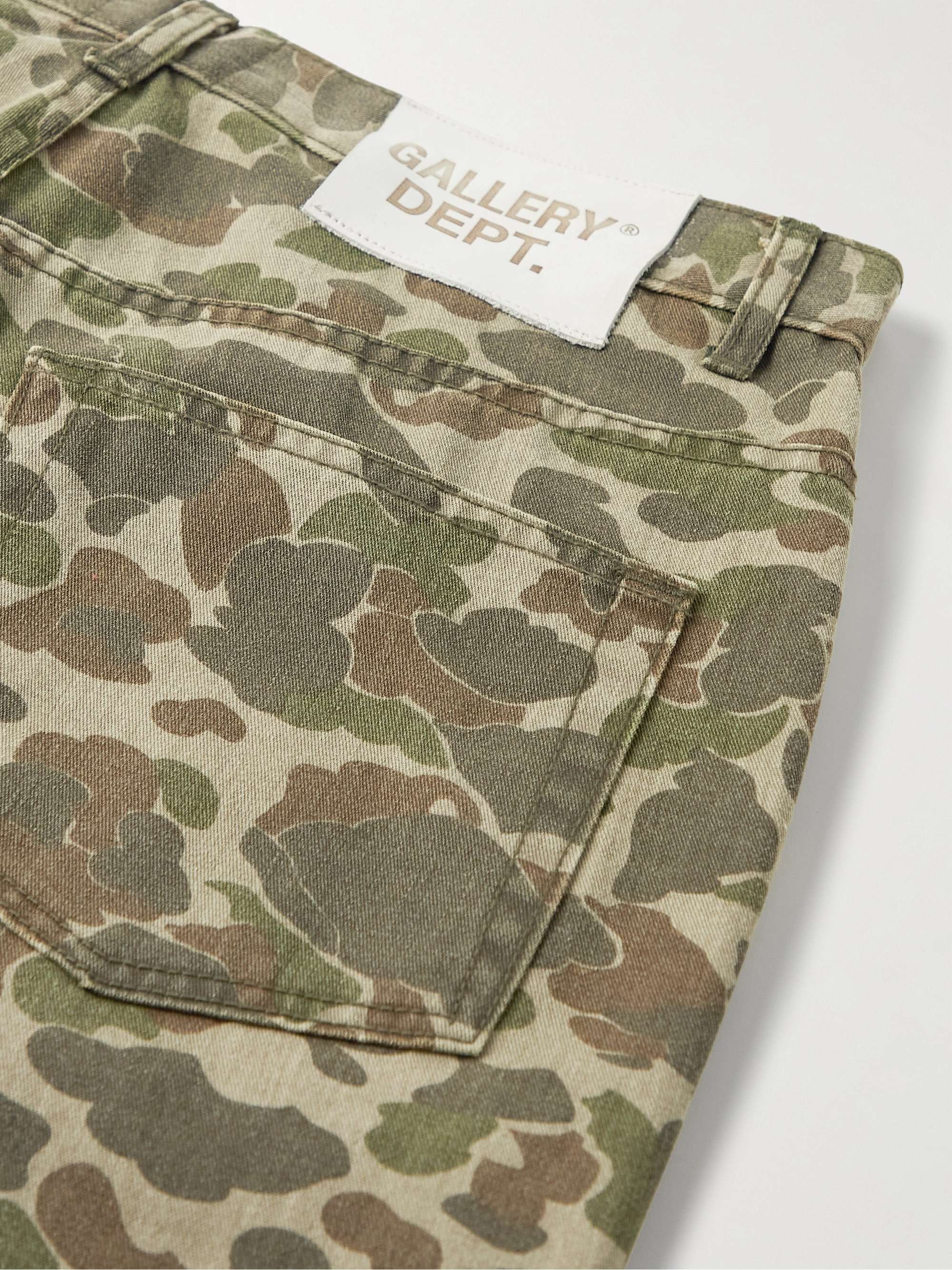 GALLERY DEPT. Road Straight-Leg Camouflage-Print Cotton-Blend Twill Trousers