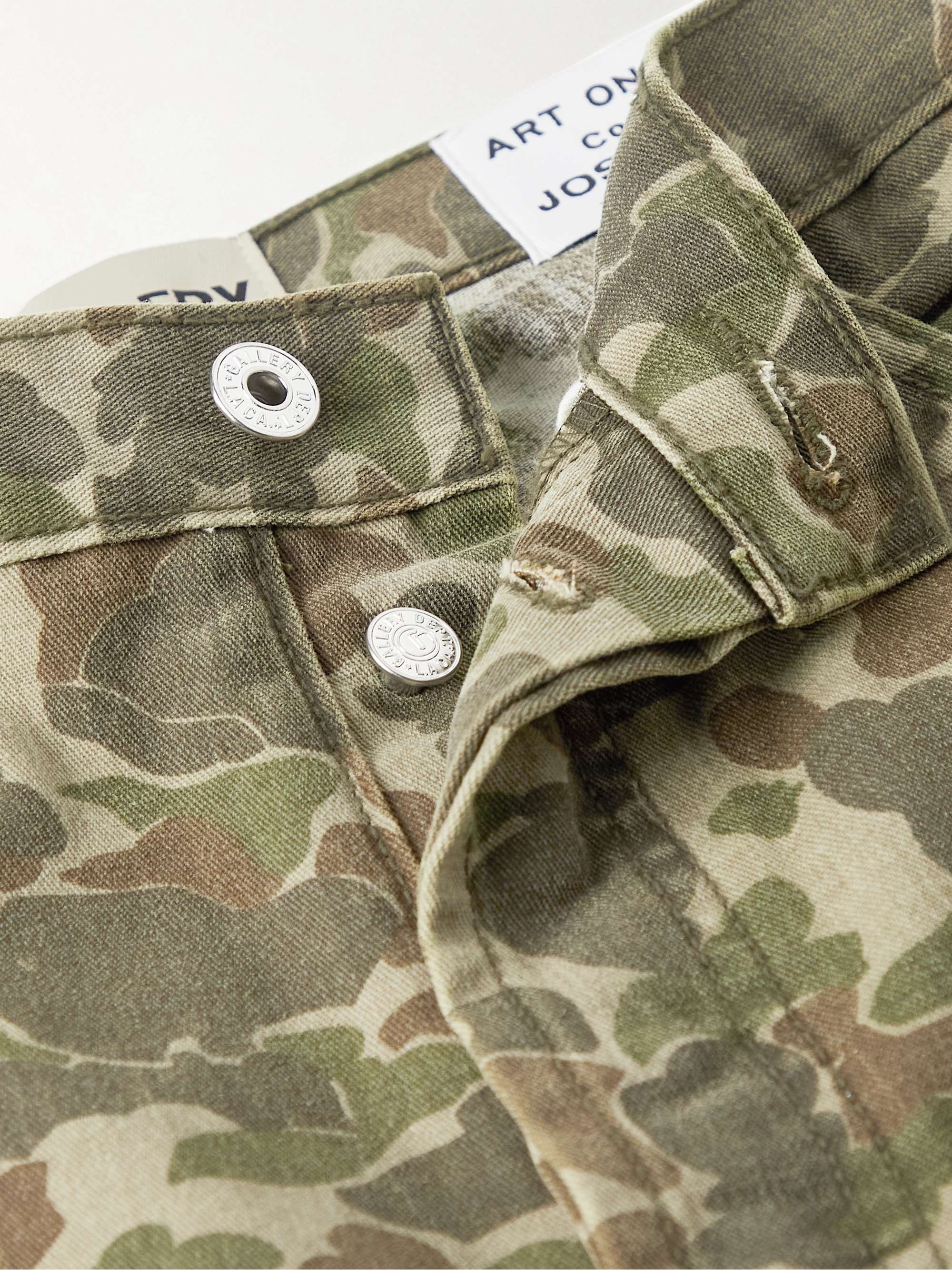 GALLERY DEPT. Road Straight-Leg Camouflage-Print Cotton-Blend Twill Trousers