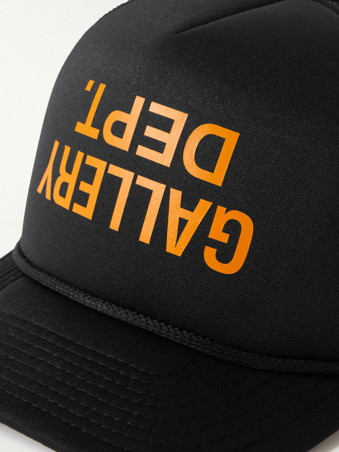 GALLERY DEPT. LOGO-PRINT CANVAS AND MESH TRUCKER CAP
