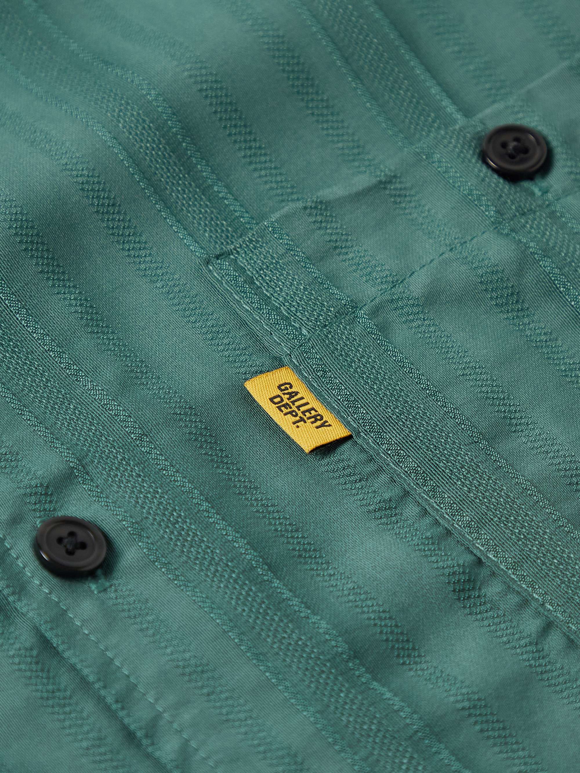 GALLERY DEPT. Mechanic Satin-Jacquard Shirt