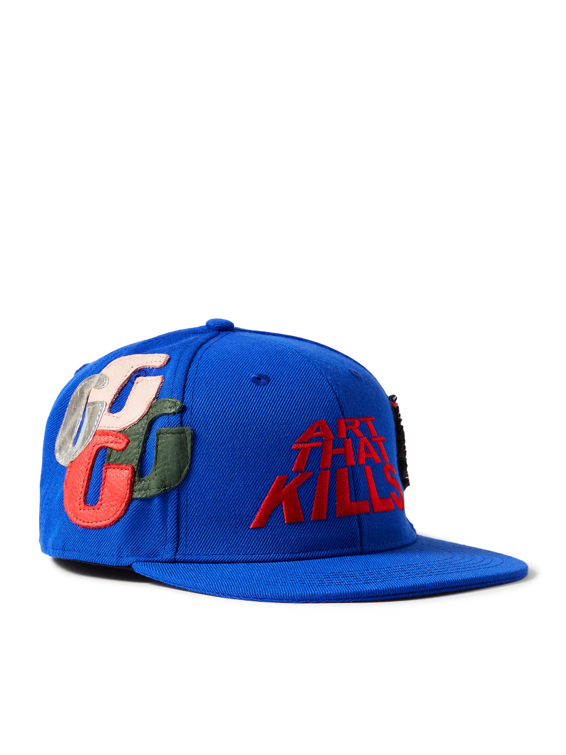 GALLERY DEPT. ATK G-PATCH EMBELLISHED COTTON-TWILL BASEBALL CAP