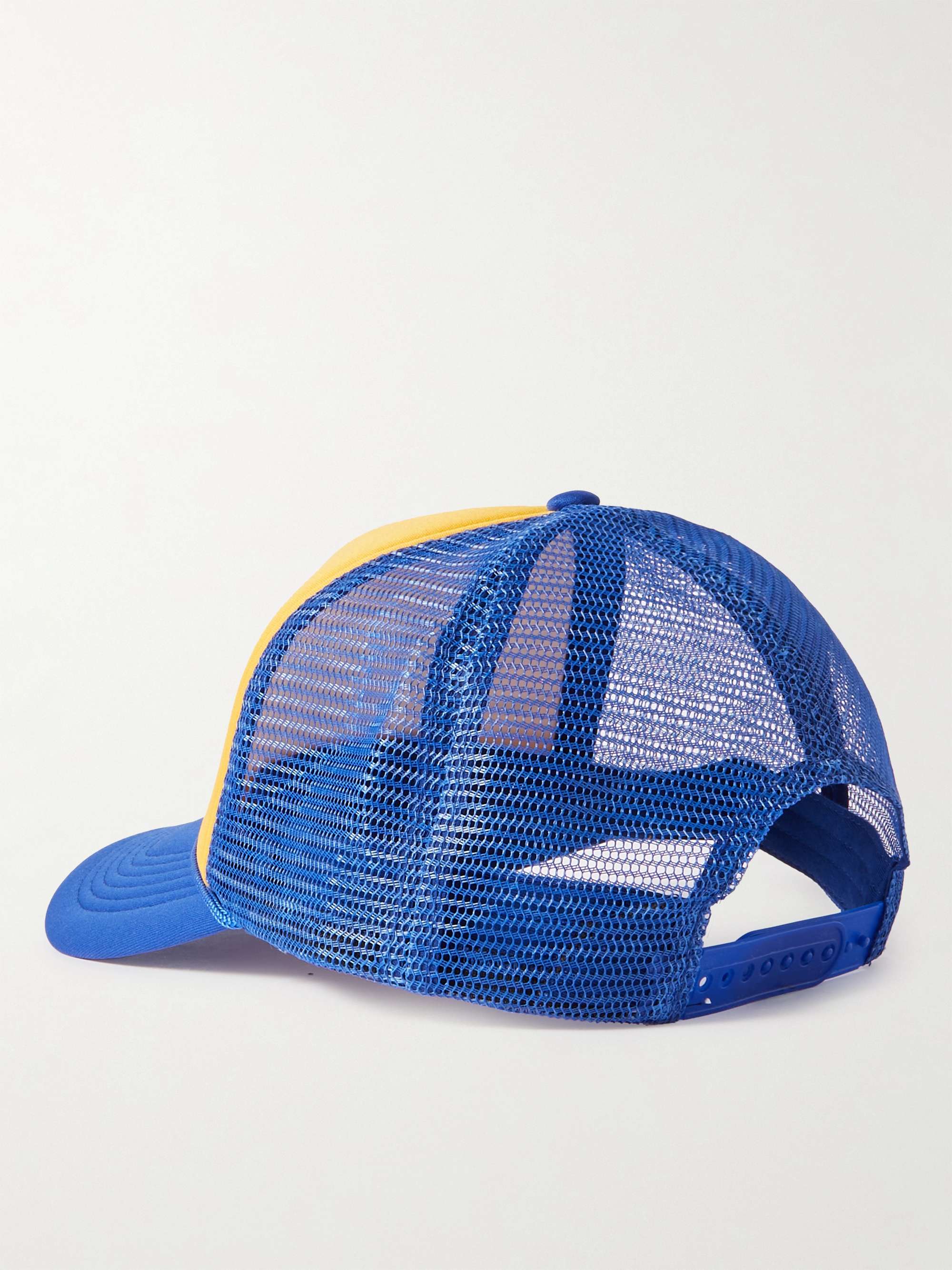 GALLERY DEPT. Printed Two-Tone Twill and Mesh Trucker Cap