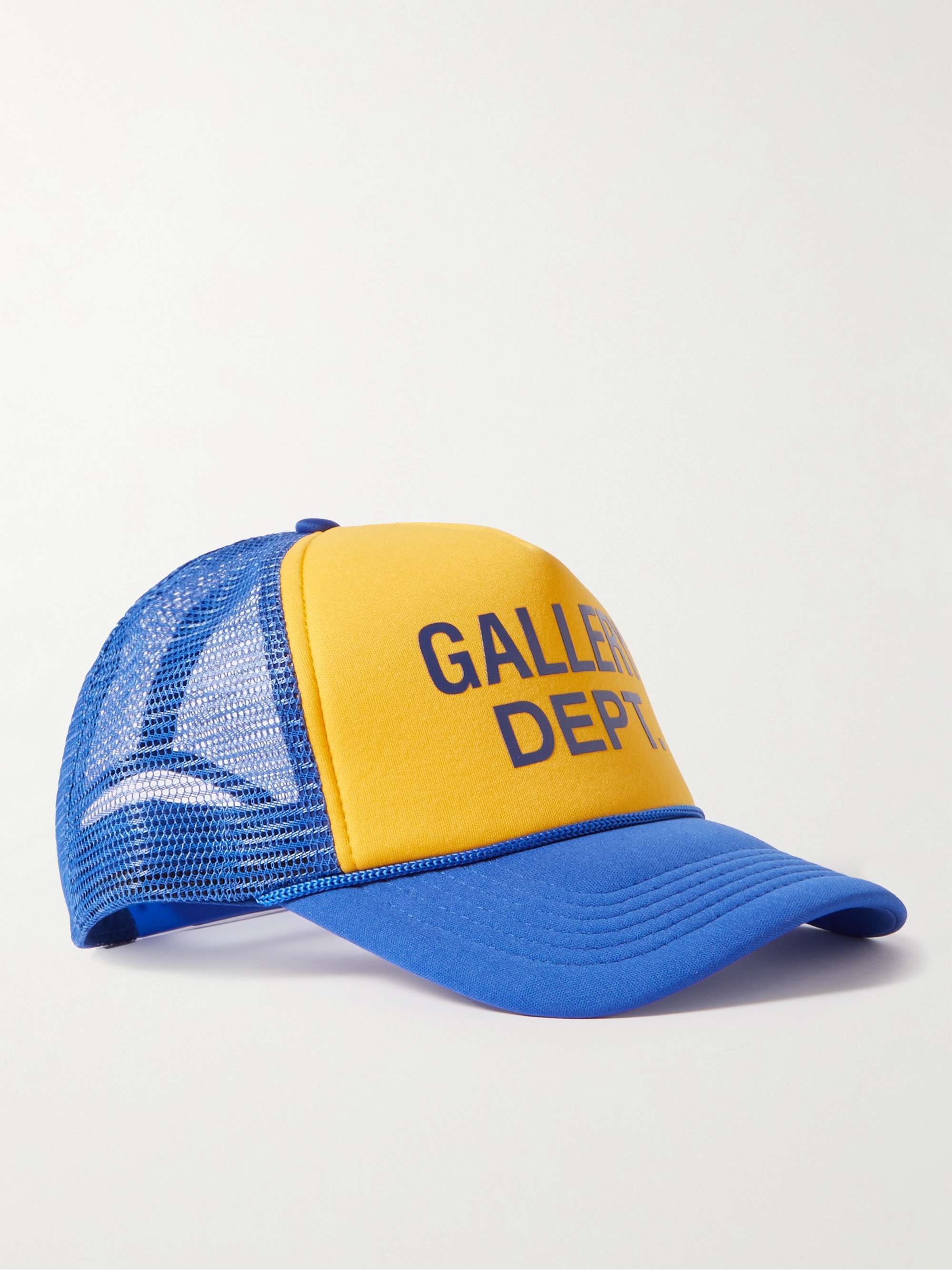 GALLERY DEPT. Printed Two-Tone Twill and Mesh Trucker Cap