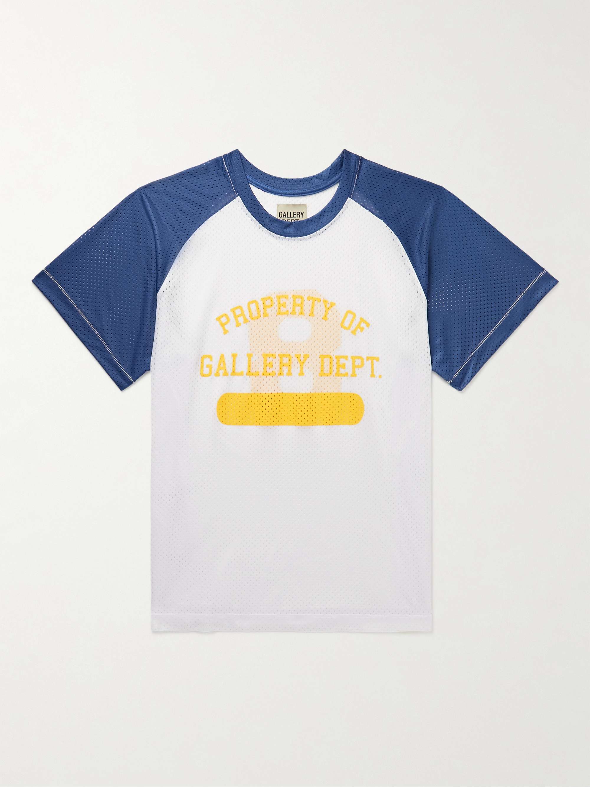 GALLERY DEPT. Logo-Print Mesh T-Shirt