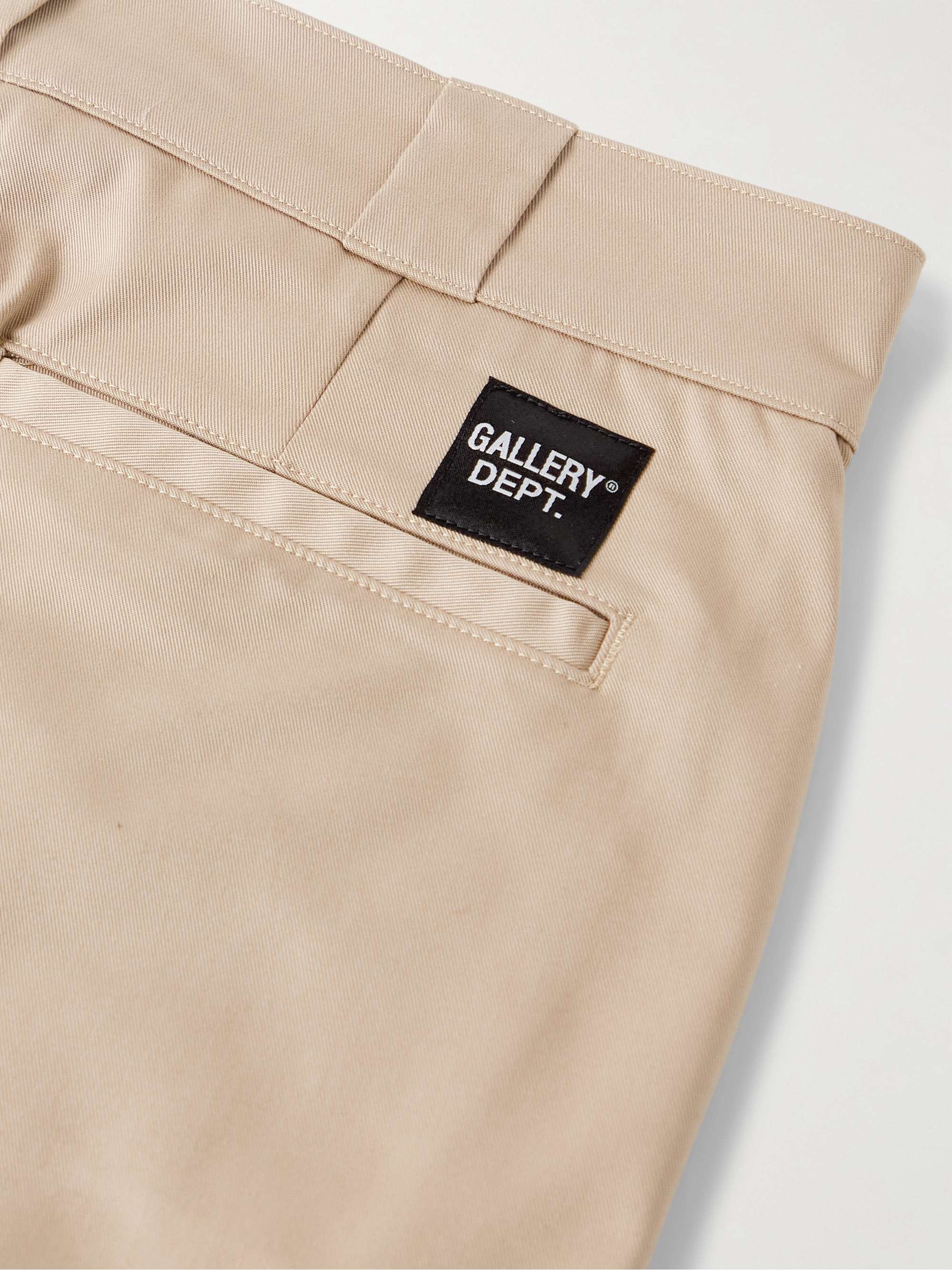 GALLERY DEPT. Slim-Fit Flared Cotton-Twill Trousers