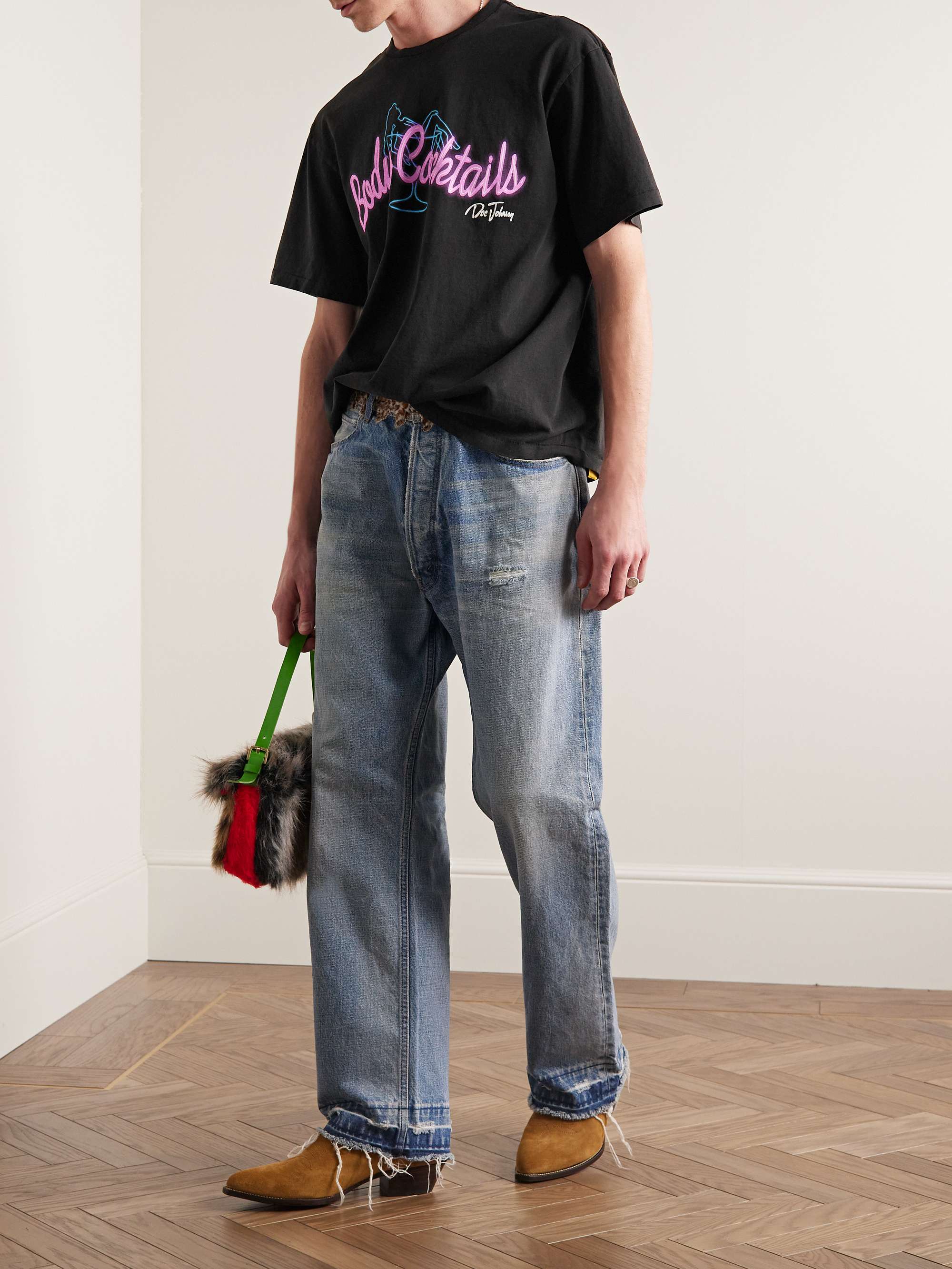 GALLERY DEPT. Printed Cotton-Jersey T-Shirt