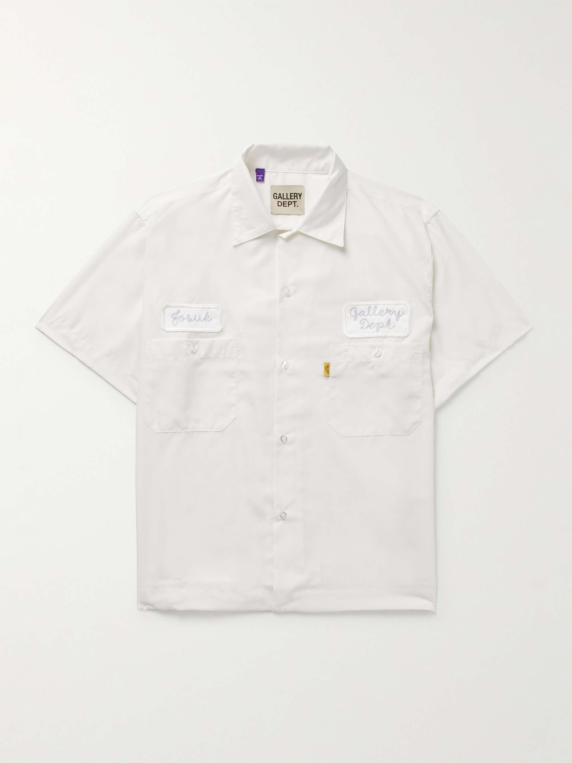 GALLERY DEPT. Alex Appliqued Poplin Shirt