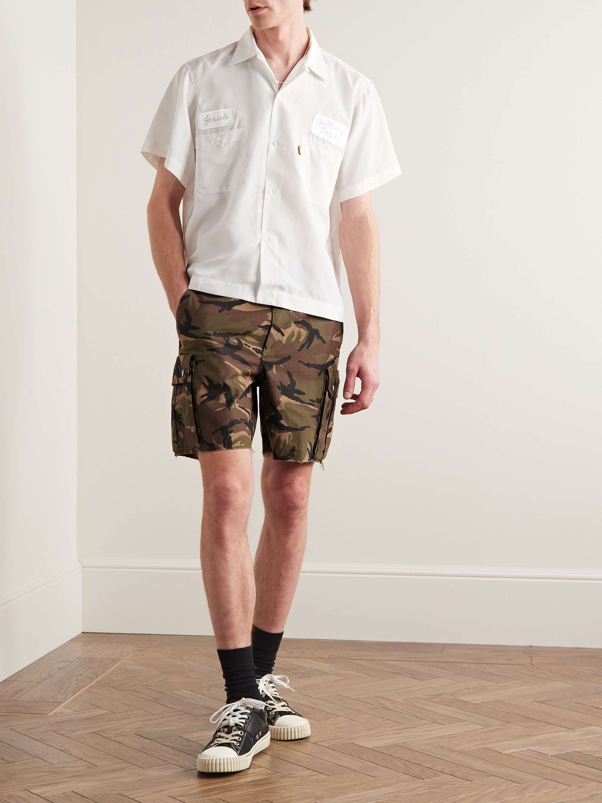 GALLERY DEPT. Alex Appliquéd Poplin Shirt