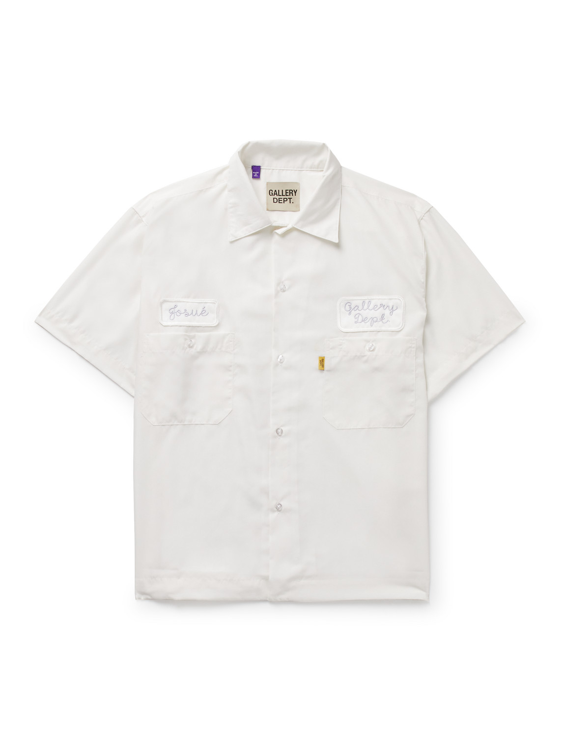 GALLERY DEPT. ALEX APPLIQUÉD POPLIN SHIRT
