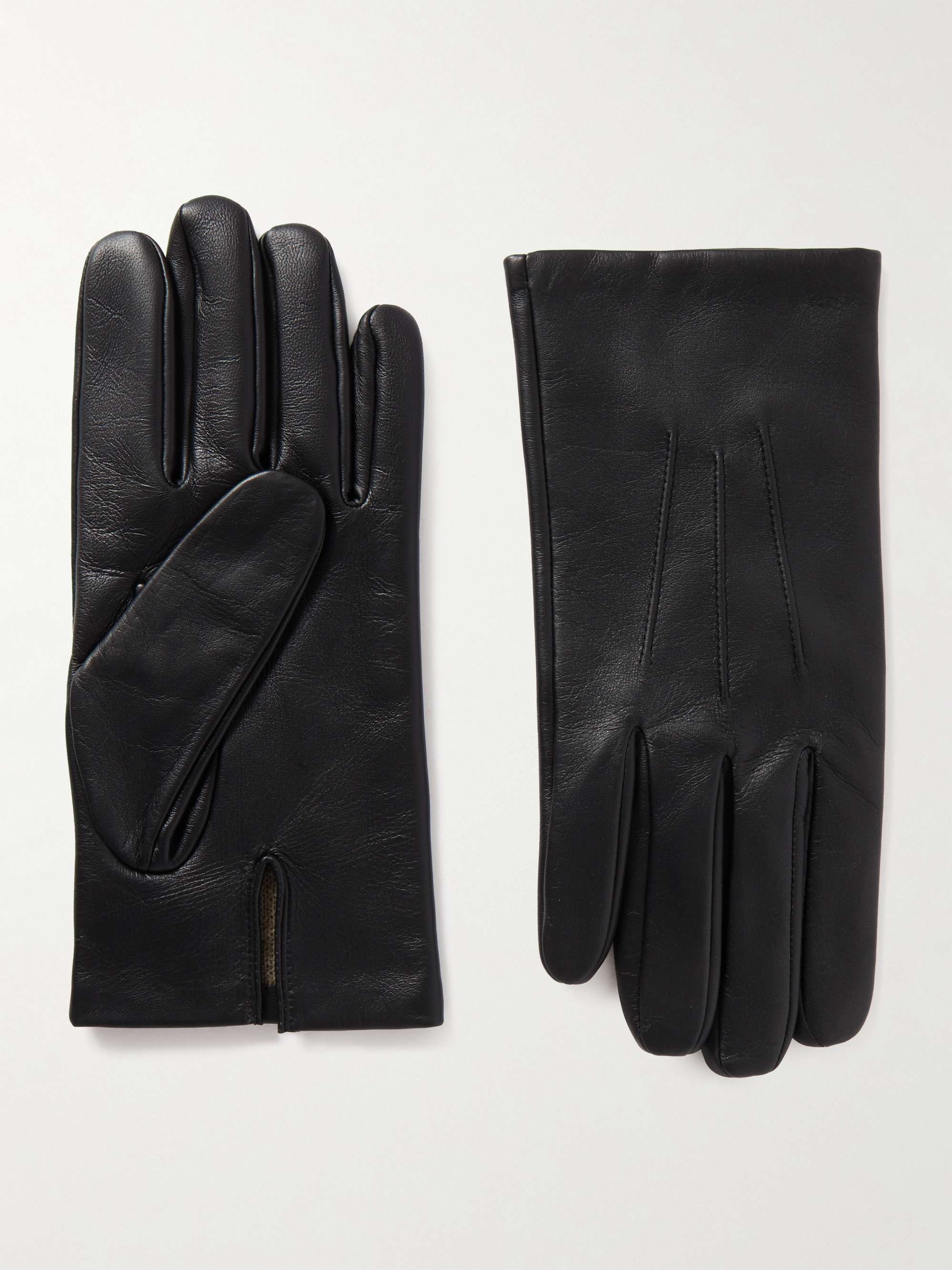 DENTS Andover Touchscreen Cashmere-Lined Leather Gloves