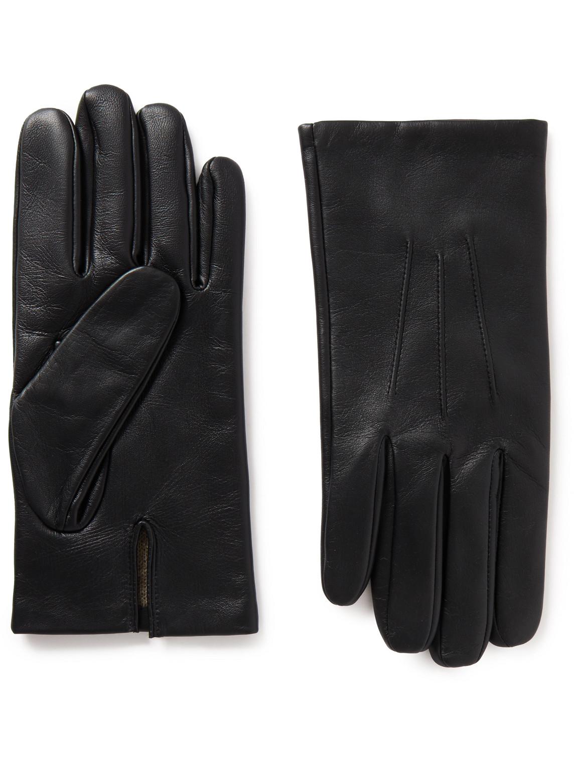 Dents Andover Touchscreen Cashmere-Lined Leather Gloves