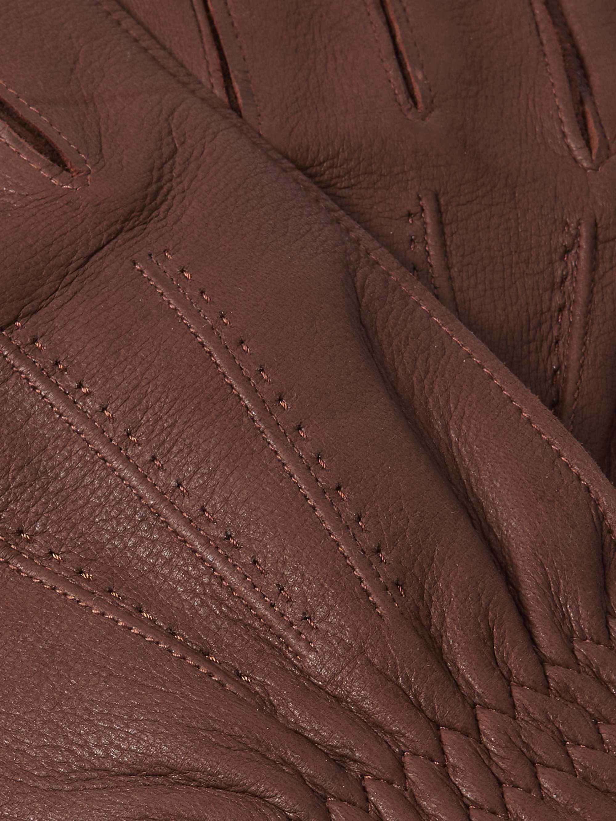 DENTS Edington Cashmere-Lined Leather Gloves