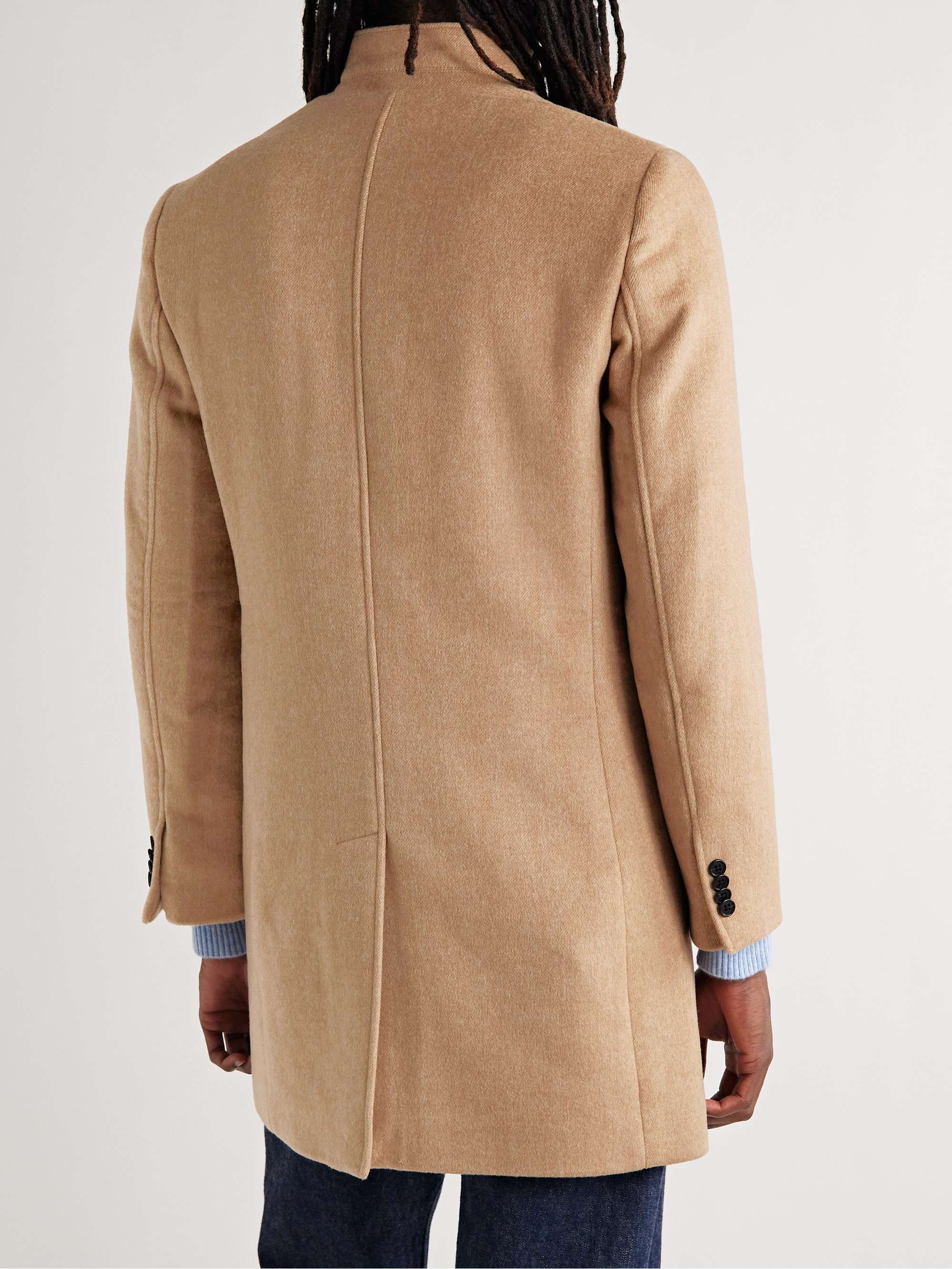 CLUB MONACO Loukas Wool-Blend Flannel Coat
