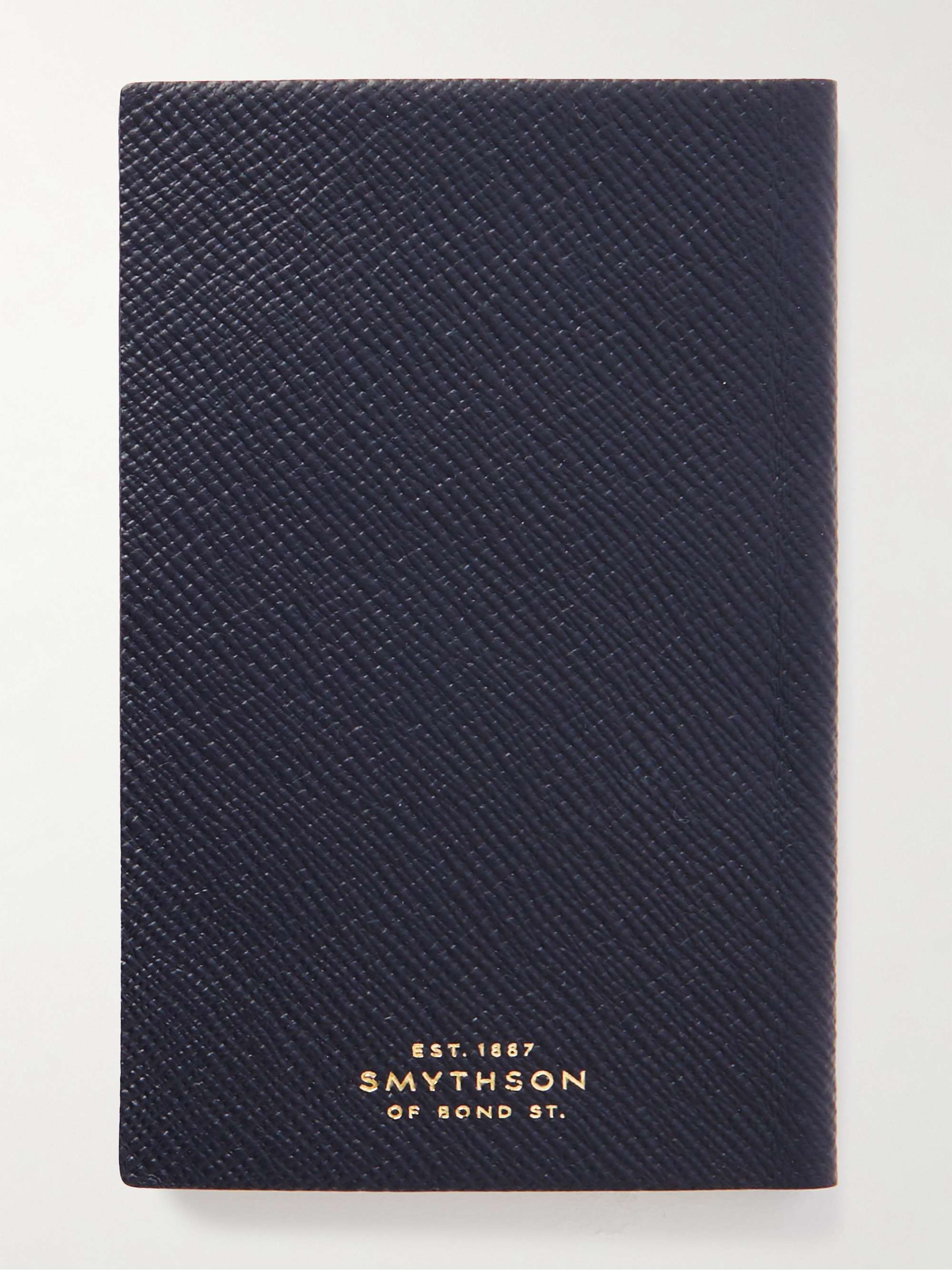 SMYTHSON Panama Golf Notes Cross-Grain Leather Notebook