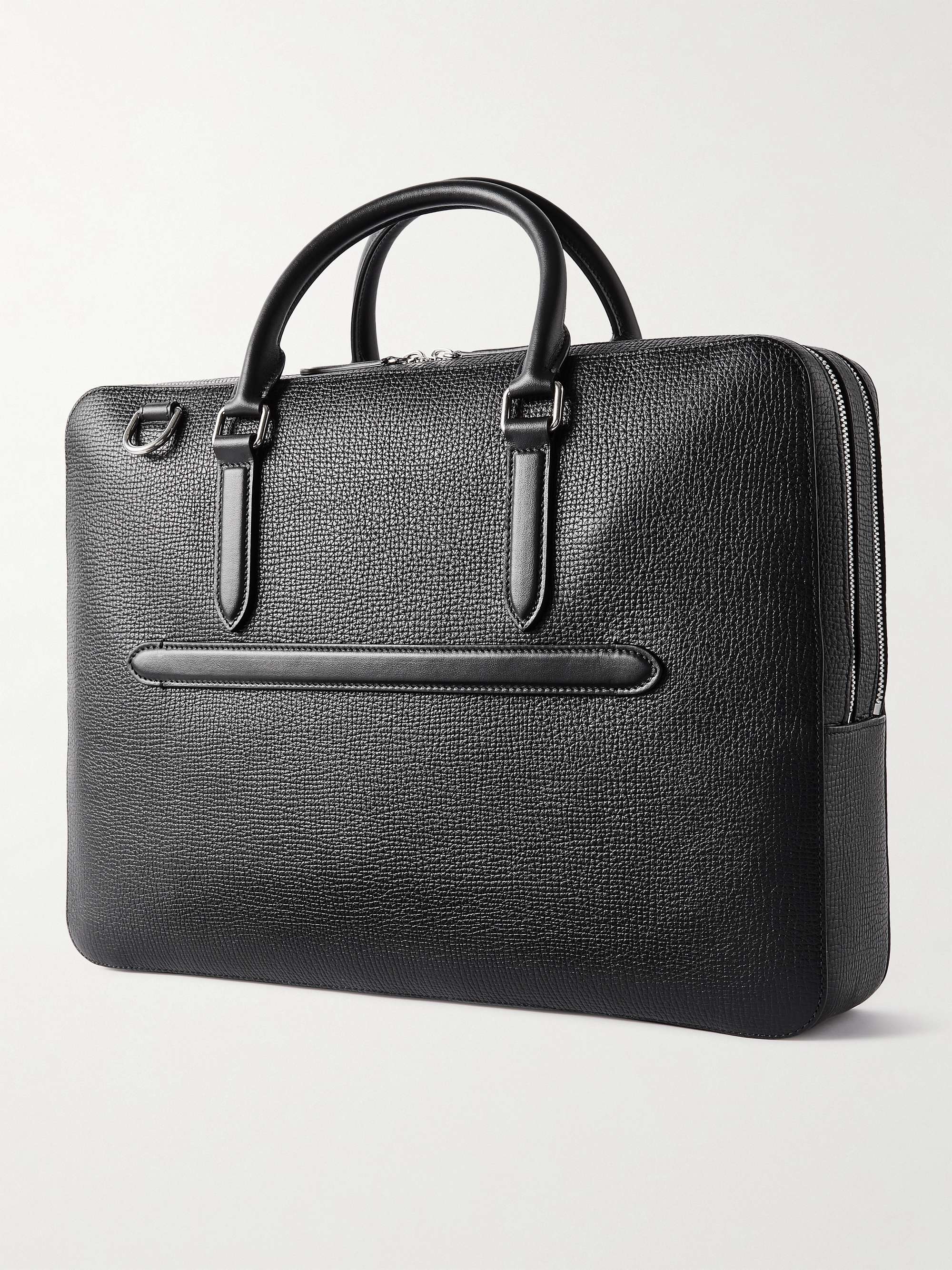 SMYTHSON Cross-Grain Leather Briefcase