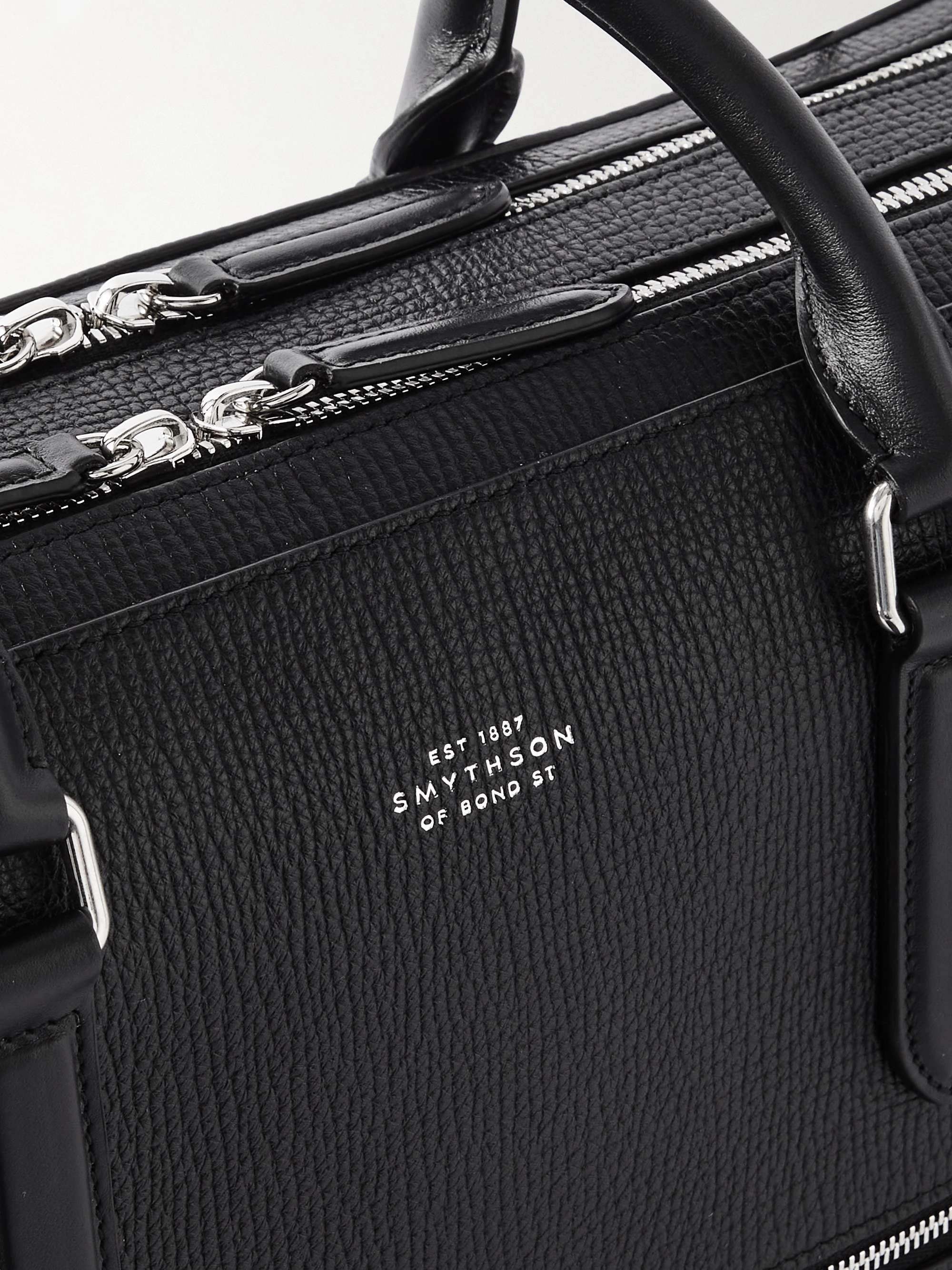 SMYTHSON Cross-Grain Leather Briefcase