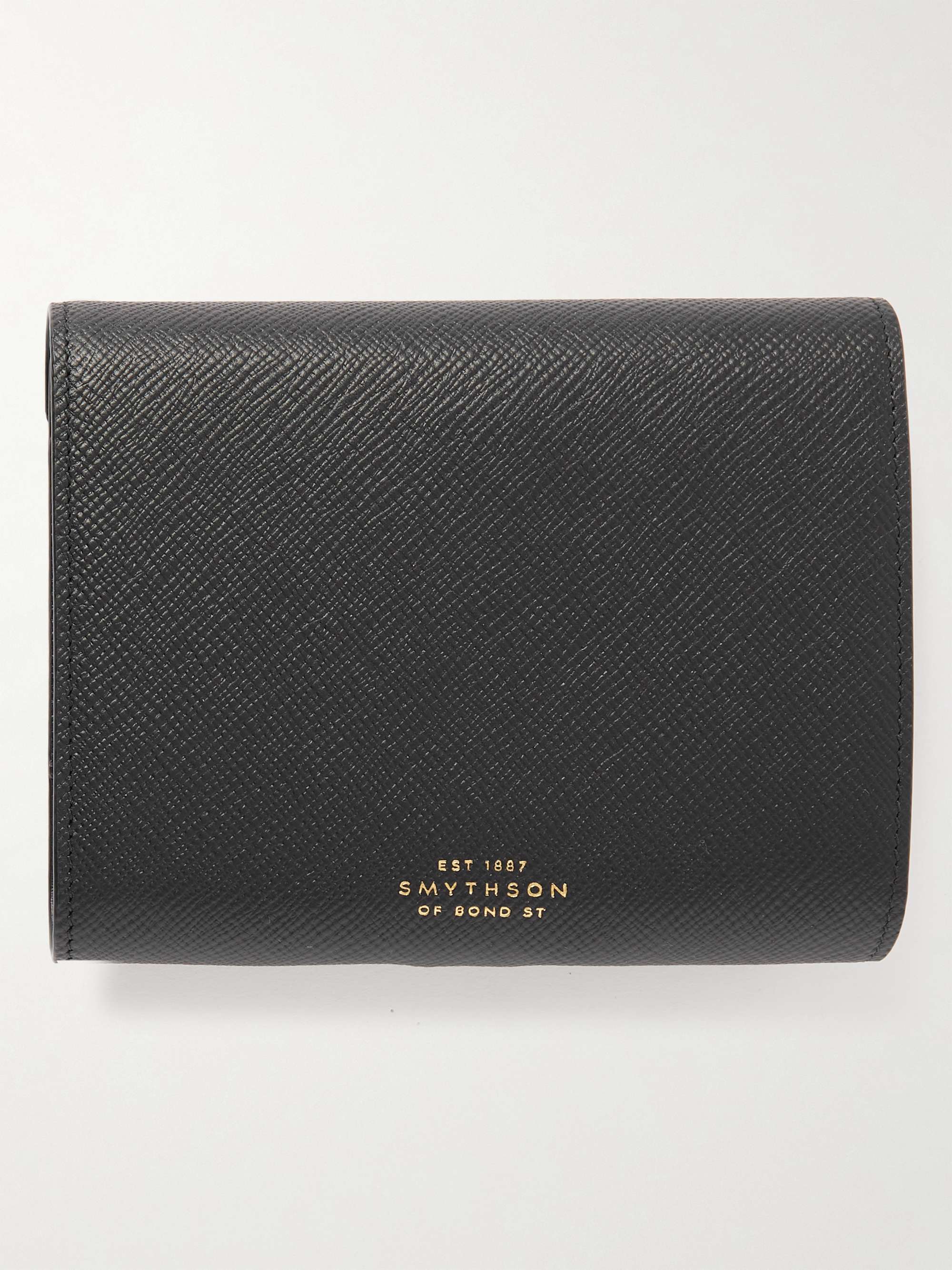 SMYTHSON Panama Cross-Grain Leather Playing Card Case