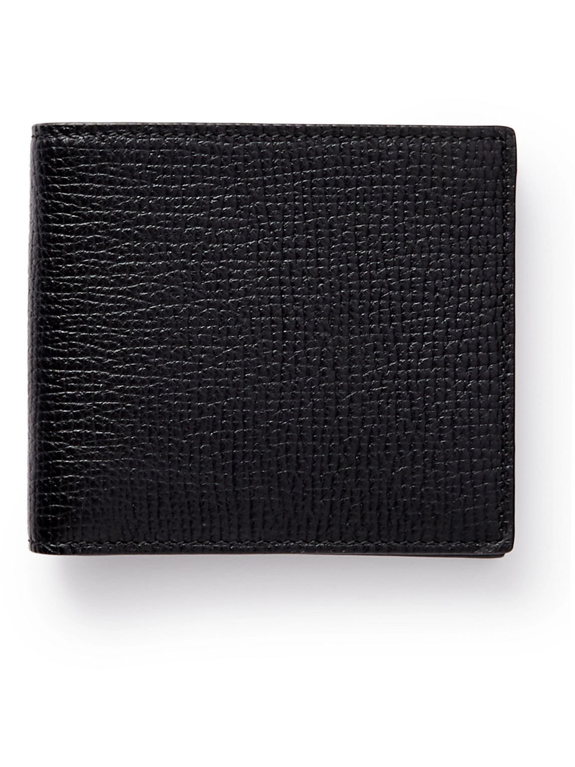 Shop Smythson Ludlow Full-grain Leather Wallet In Black