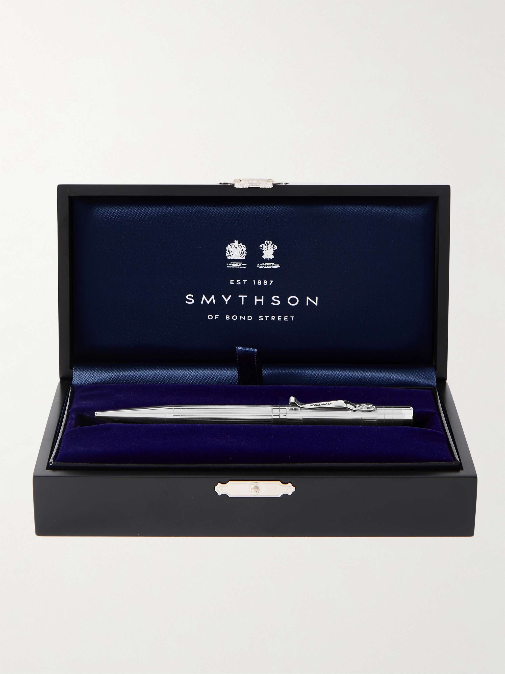 SMYTHSON Sterling Silver Ballpoint Pen