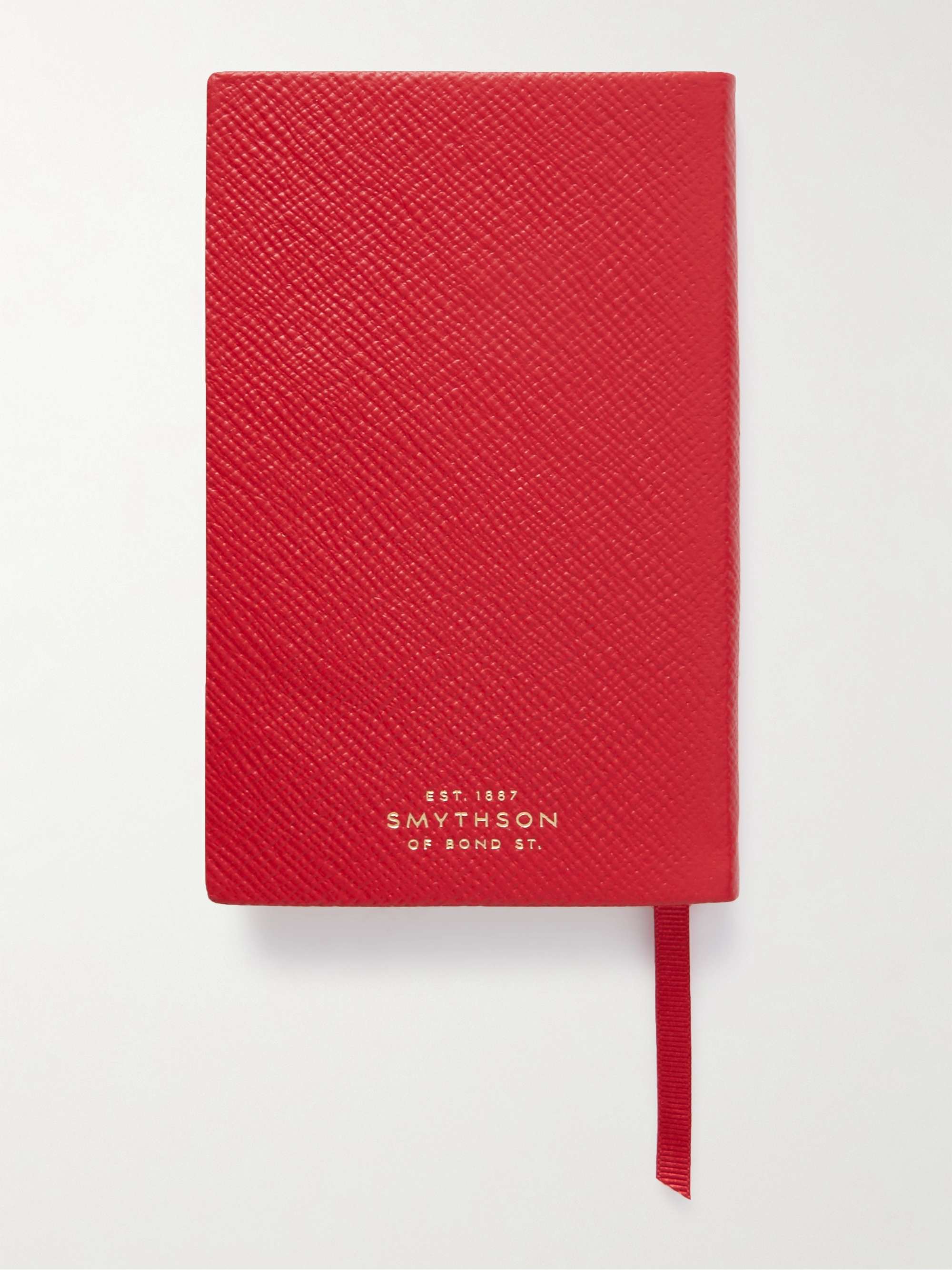 SMYTHSON Panama Cross-Grain Leather Notebook