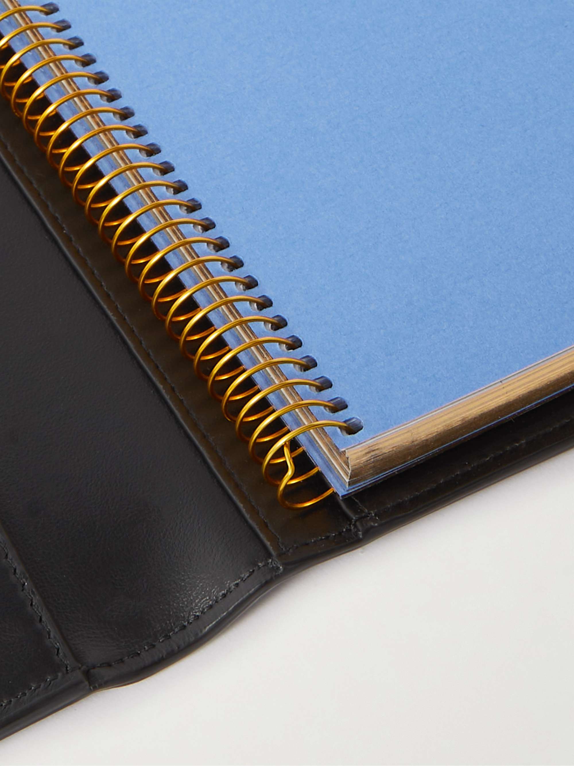 SMYTHSON A4 Panama Cross-Grain Leather Writing Folder with Pad