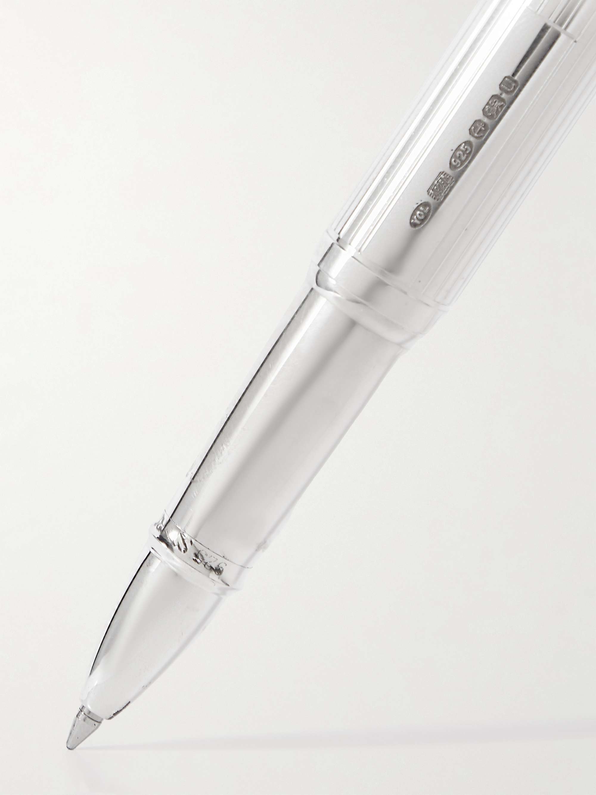 SMYTHSON Penna rollerball in argento Viceroy