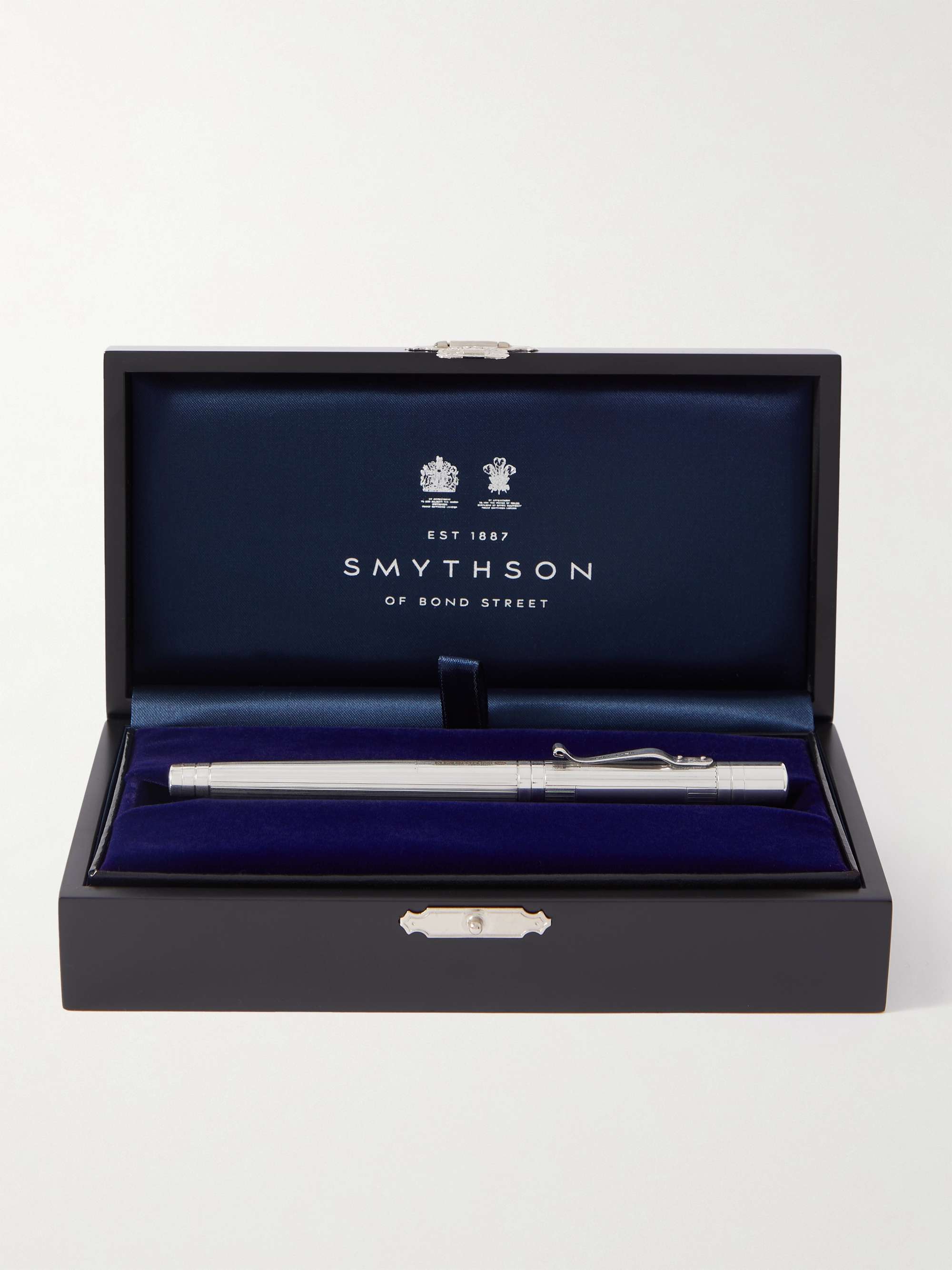 SMYTHSON Viceroy Sterling Silver Fountain Pen