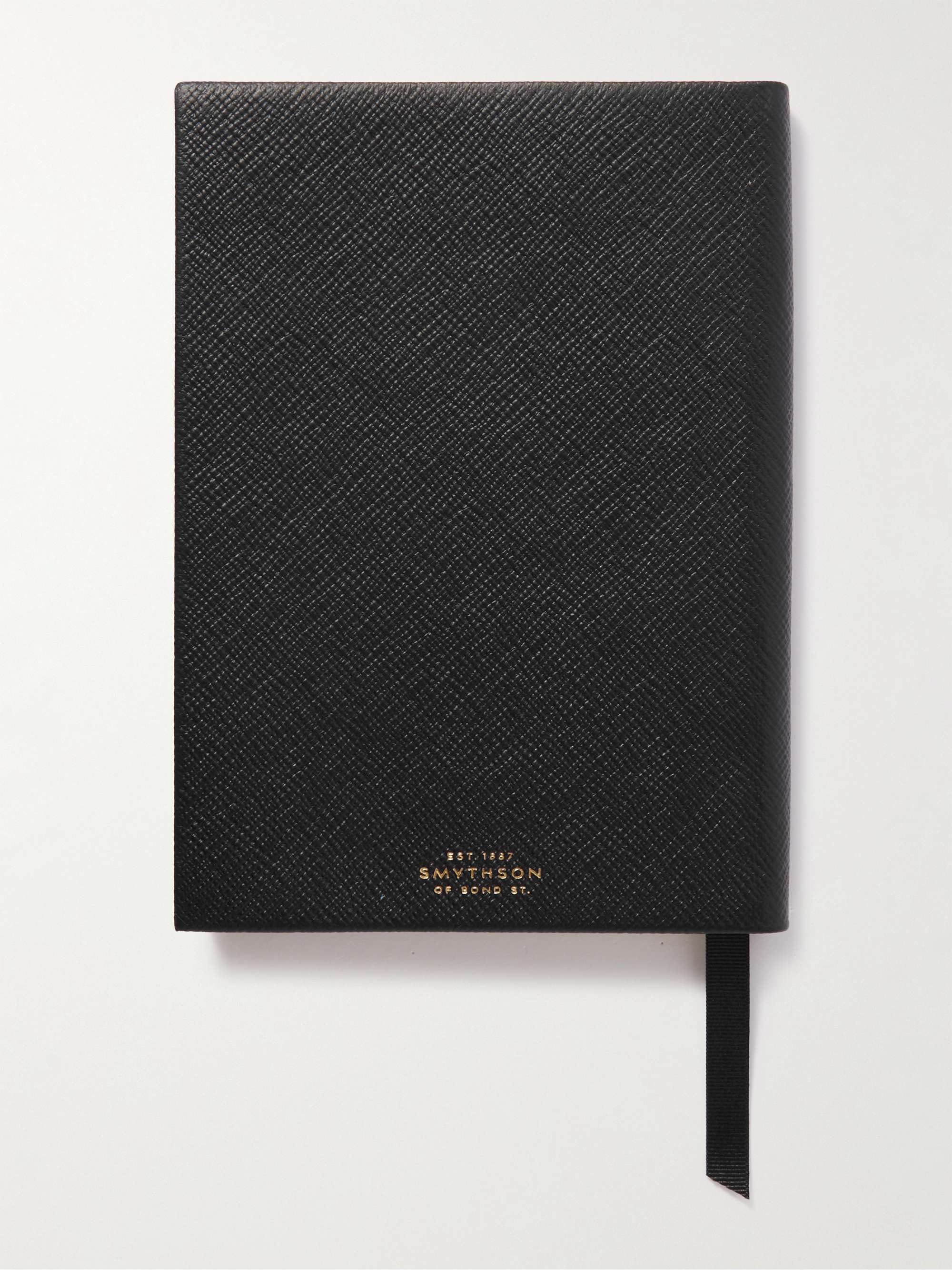 SMYTHSON Panama Soho Cross-Grain Leather Notebook