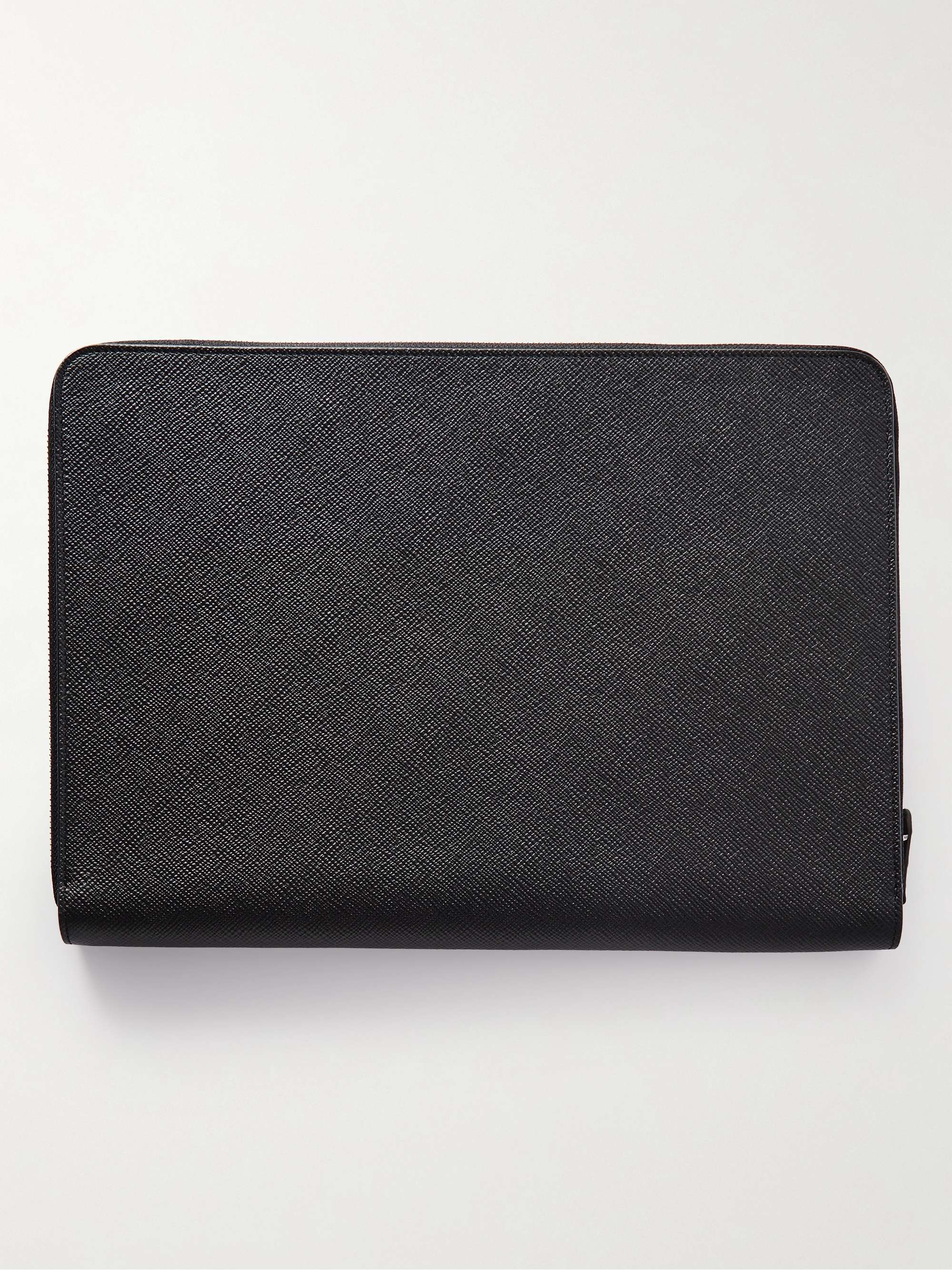 SMYTHSON Panama Cros-Grain Leather Laptop Case