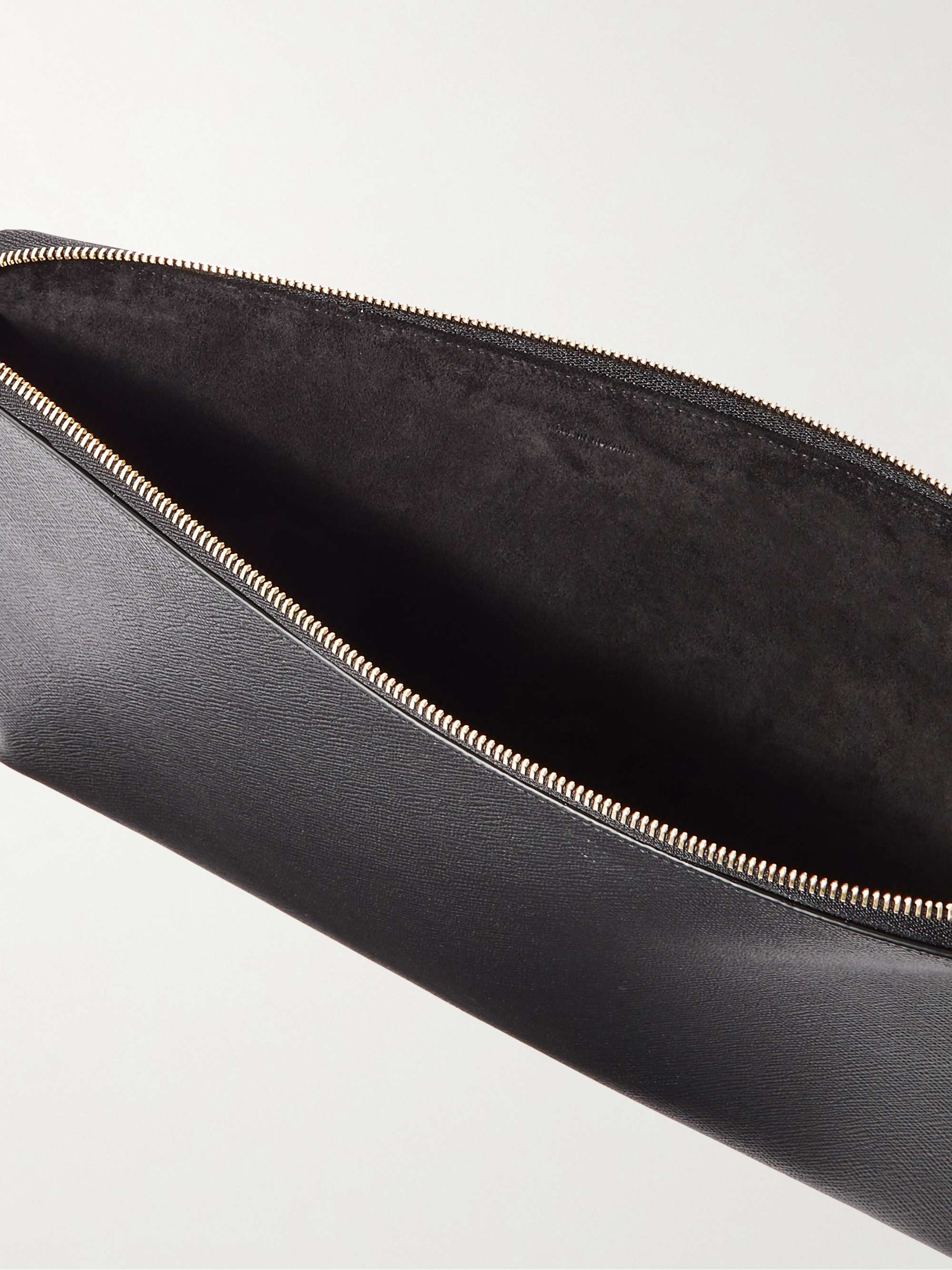 SMYTHSON Panama Cros-Grain Leather Laptop Case
