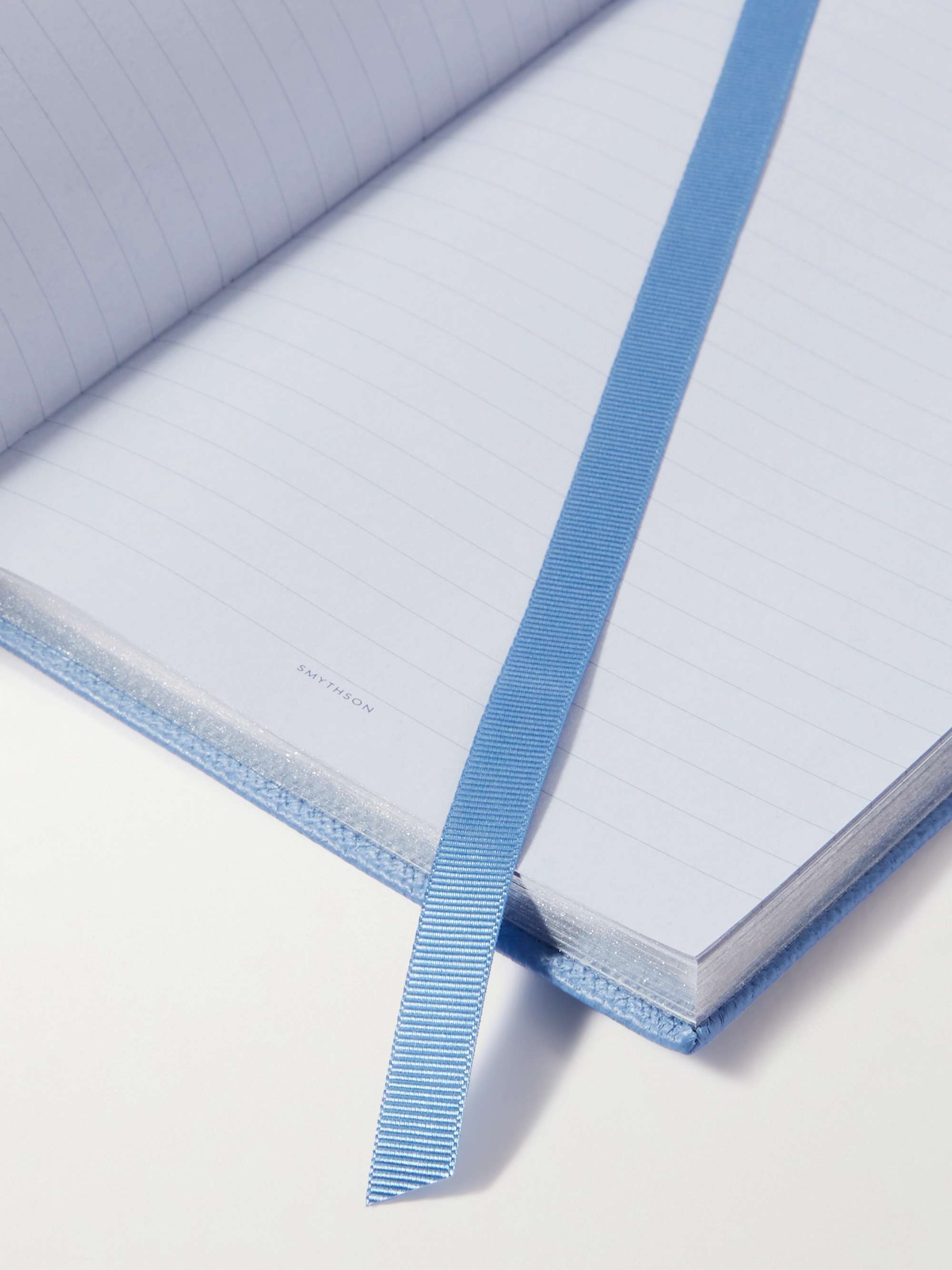 SMYTHSON Soho Cross-Grain Leather Notebook