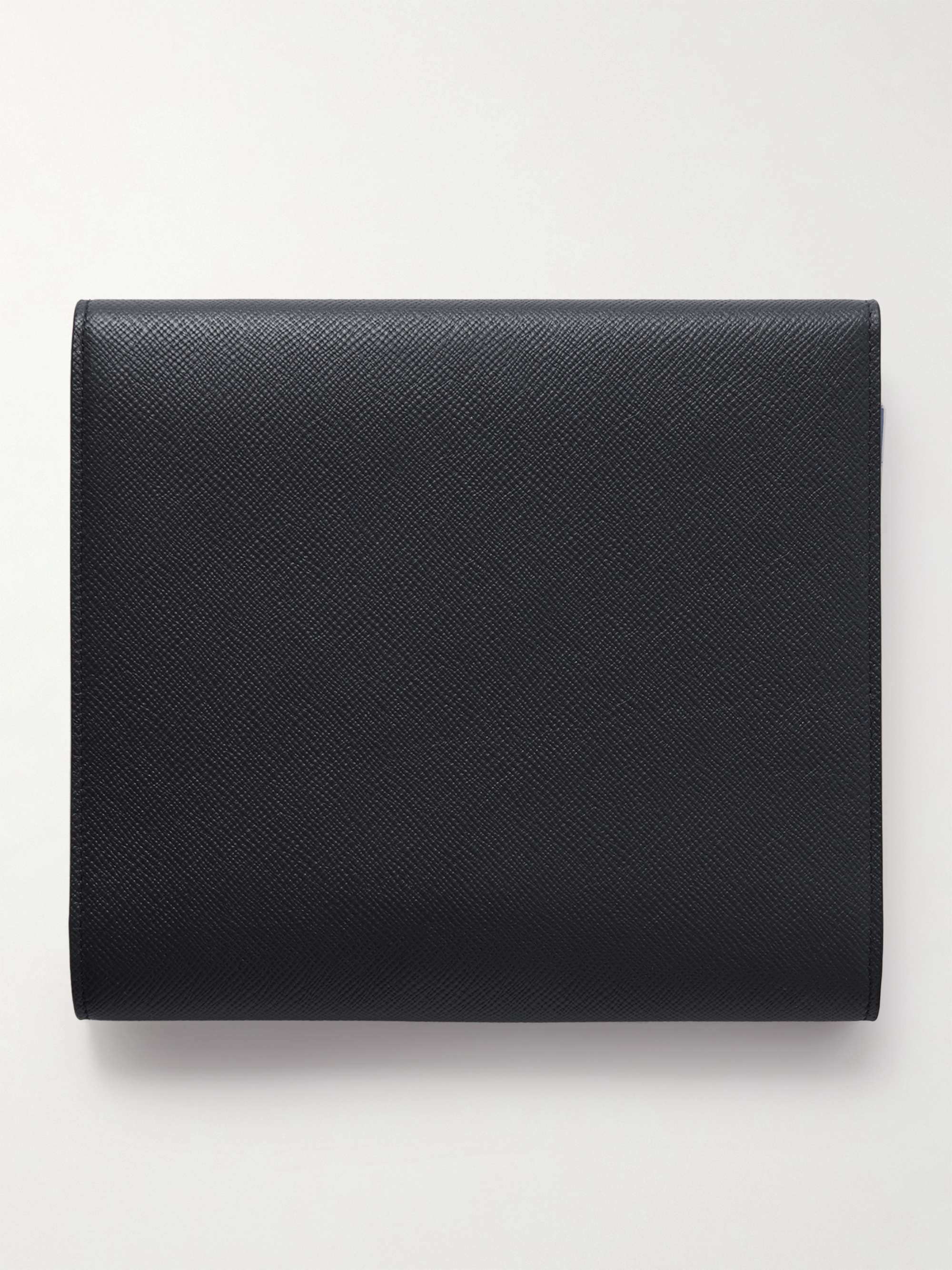 SMYTHSON Panama Cross-Grain Leather Folder