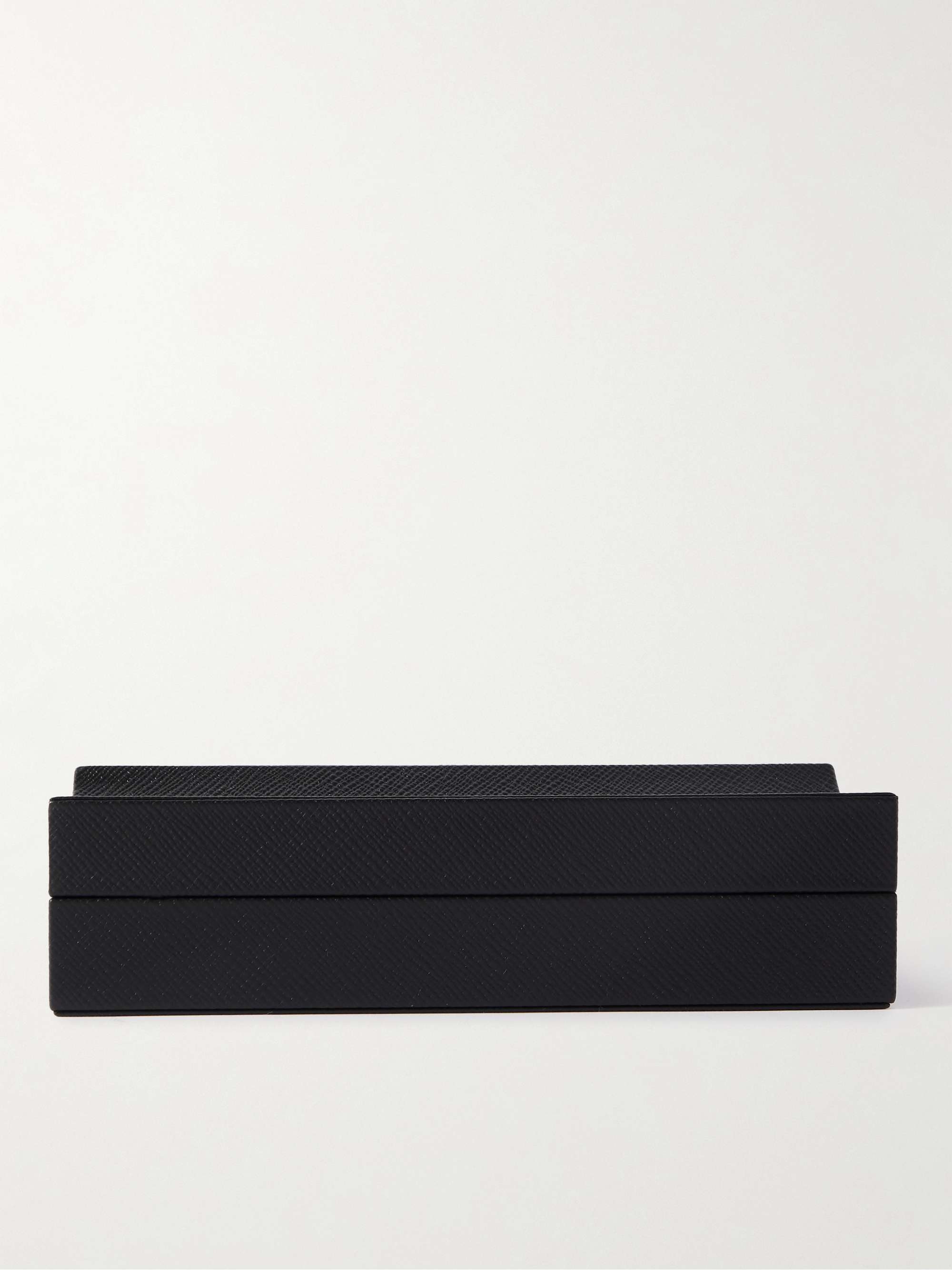 SMYTHSON Panama Cross-Grain Leather Pen Organiser