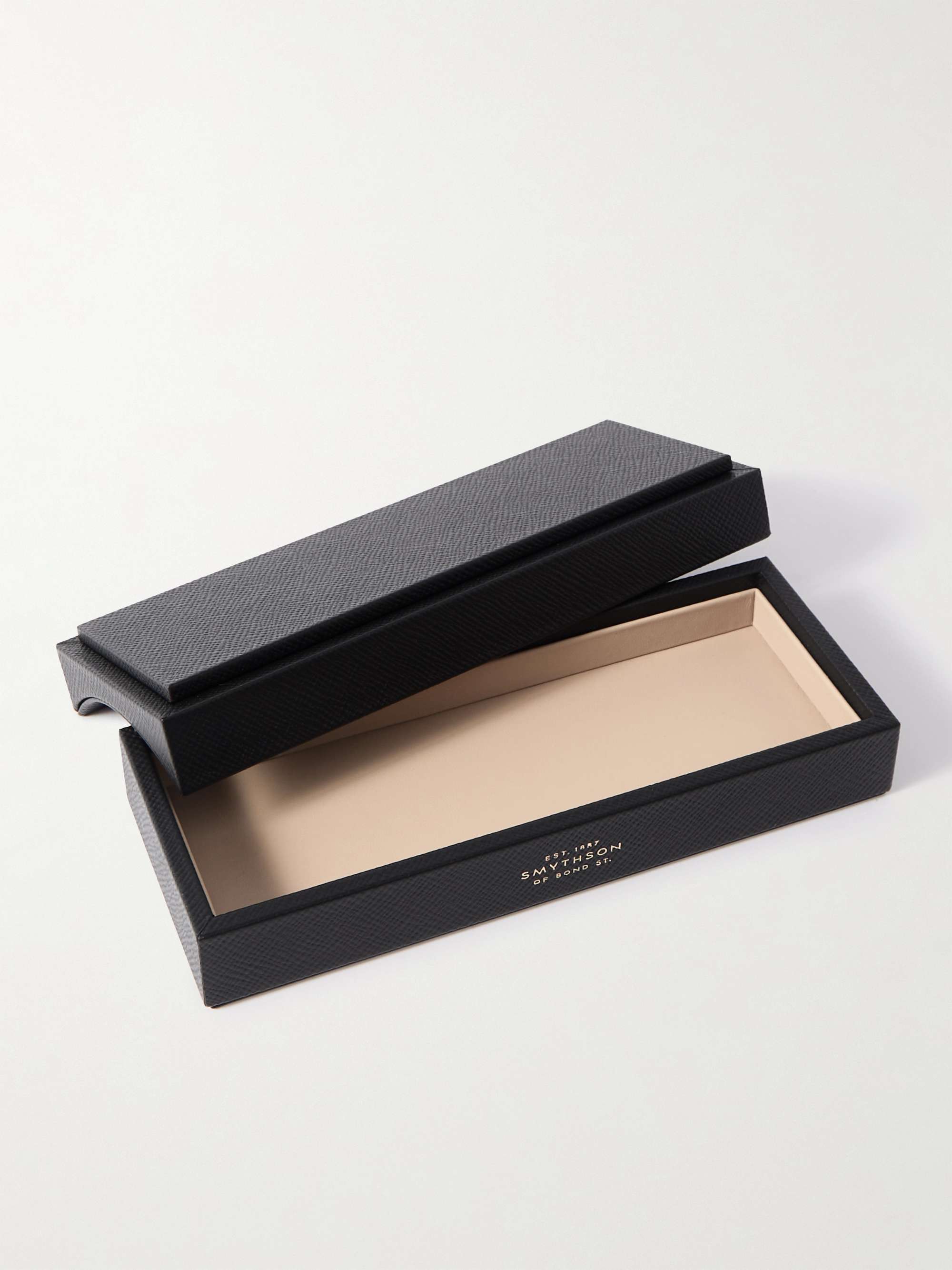 SMYTHSON Panama Cross-Grain Leather Pen Organiser