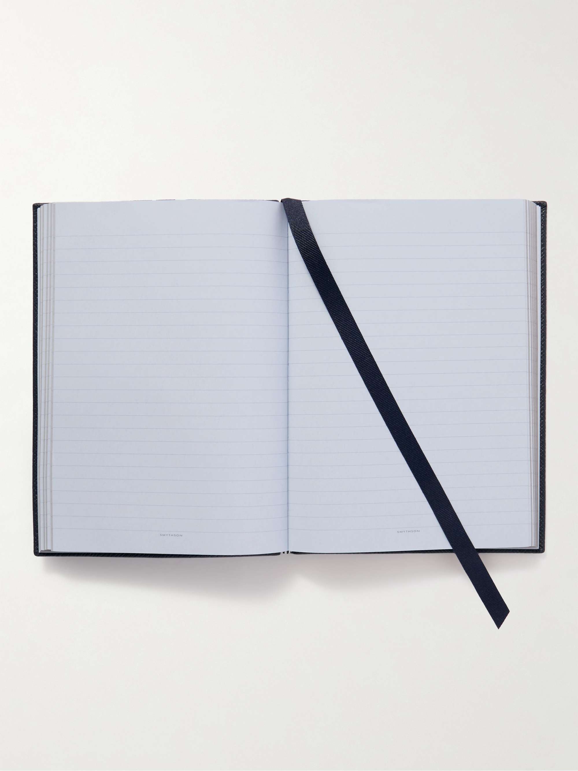 SMYTHSON Panama Soho Cross-Grain Leather Notebook